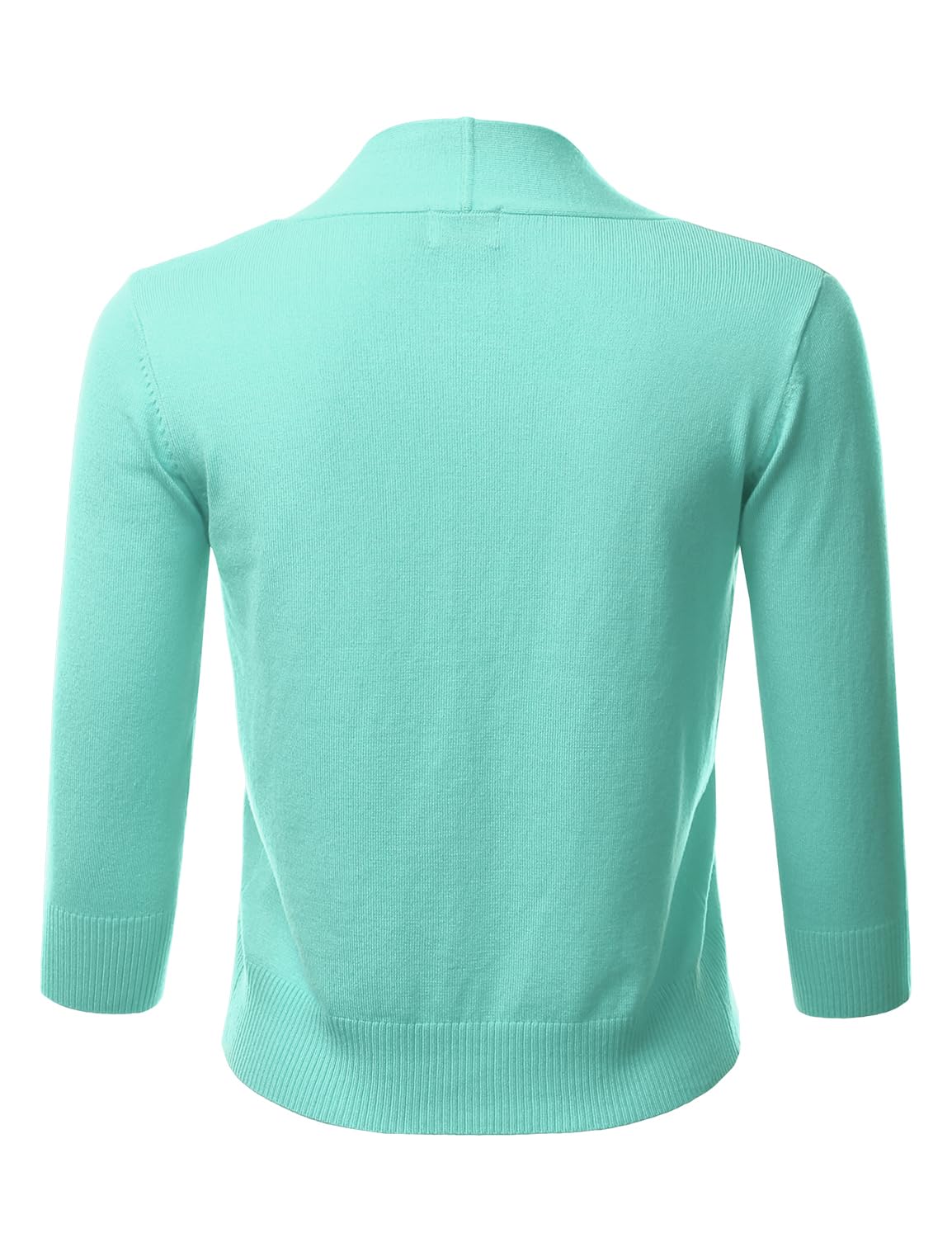 LALABEE Damen-Bolero, klassisch, 3/4-Ärmel, vorne offen, kurz, Cardigan, Shrugs für Kleider (S~XXL)