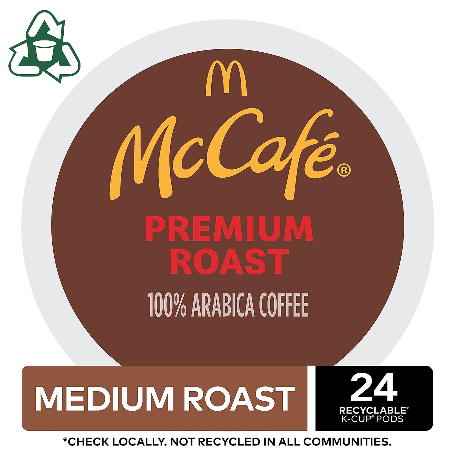 McCafe Premium Medium Roast K-Cup Coffee Pods, Premium Roast, 84 Count