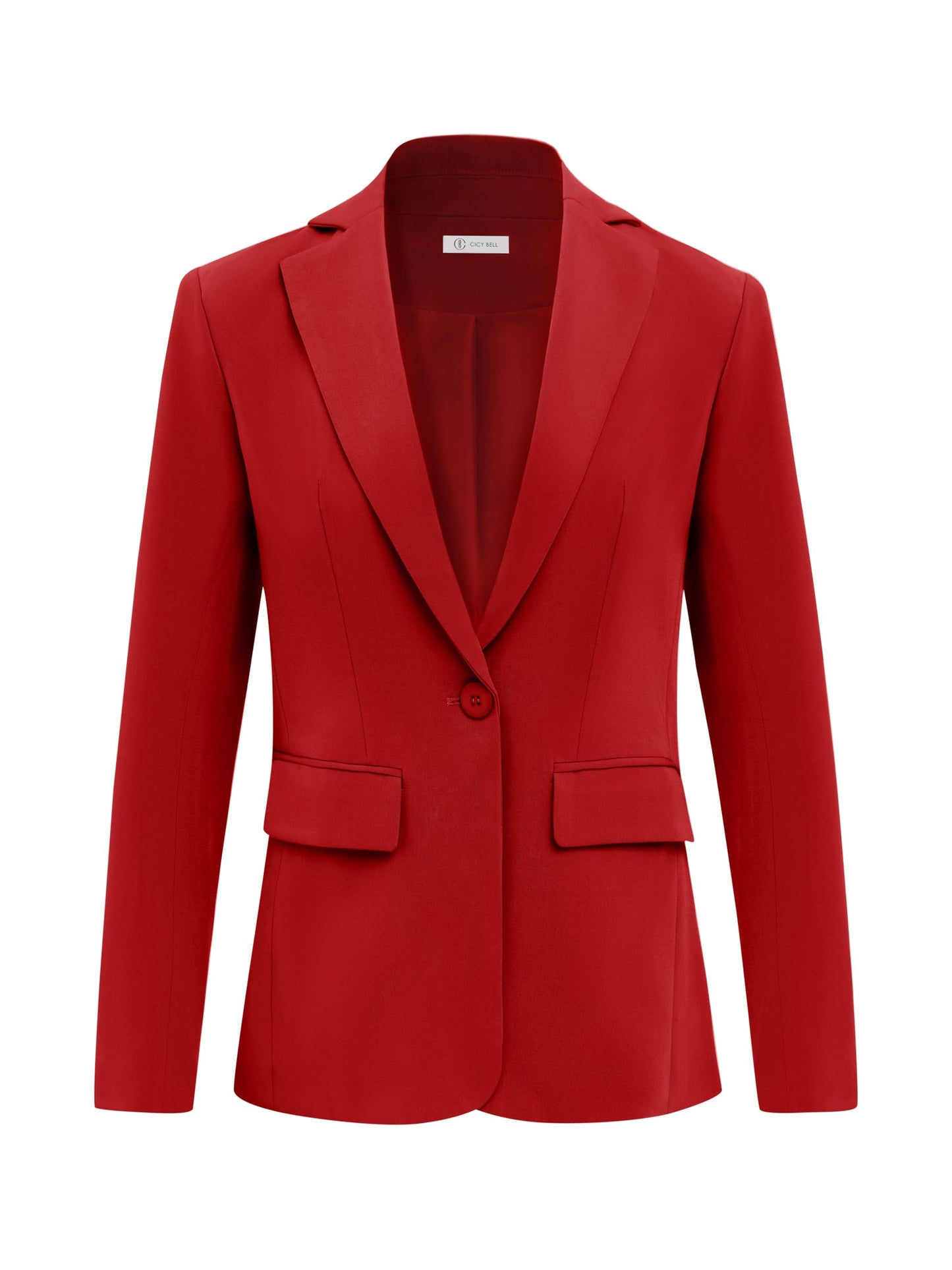 Blazers pour femmes Cicy Bell Vestes de costume à manches longues ouvertes sur le devant Tenues décontractées pour le travail