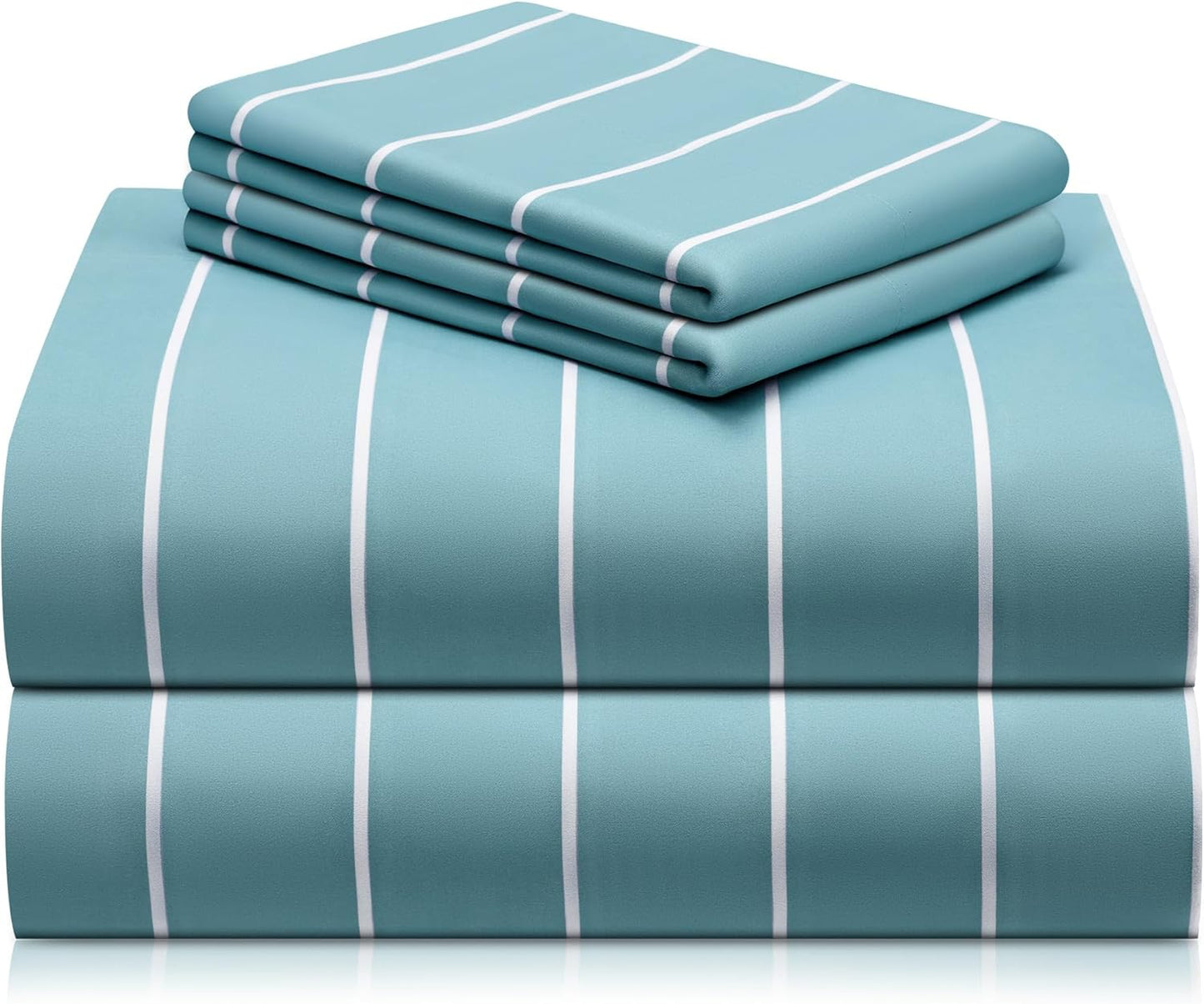 LClub Luxury 4-Piece Cooling Microfiber Sheet Set