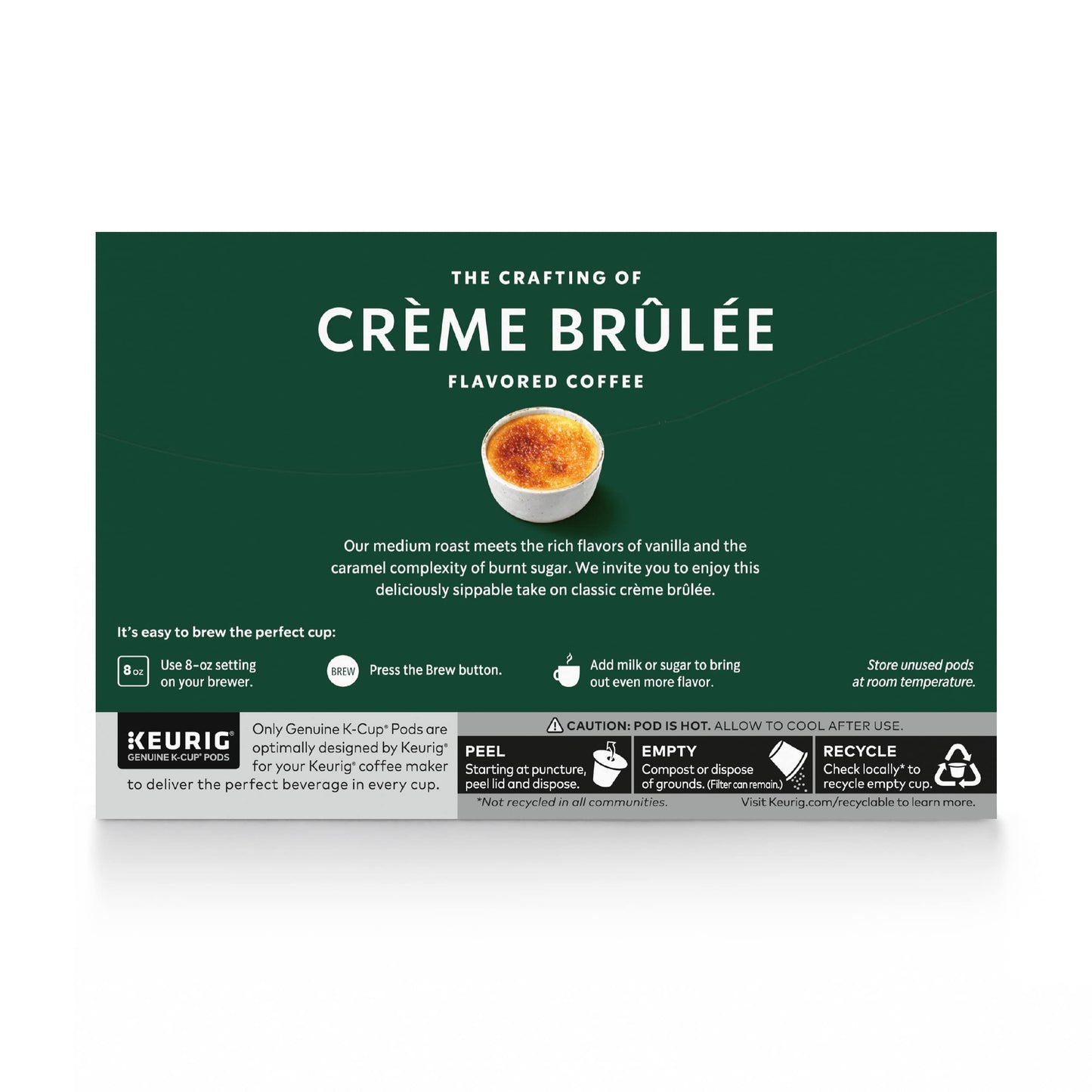 Starbucks K-Cup-Kaffeepads, natürlich aromatisiertes Kaffee-Vielfaltspaket für Keurig-Kaffeemaschinen, 100 % Arabica, 1 Schachtel (40 Pads)