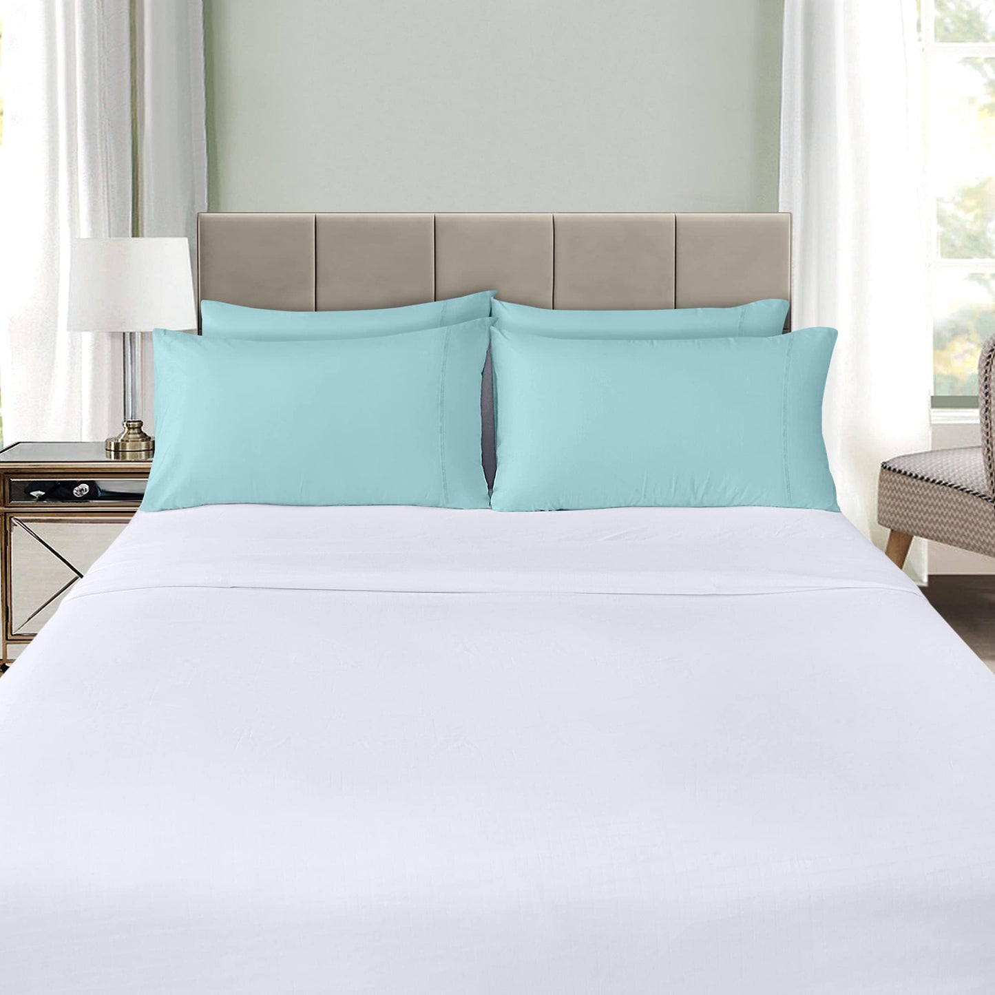 Utopia Bedding Pillow Cases - Envelope Closure - Soft Brushed Microfiber Fabric - Shrinkage and Fade Resistant Pillow