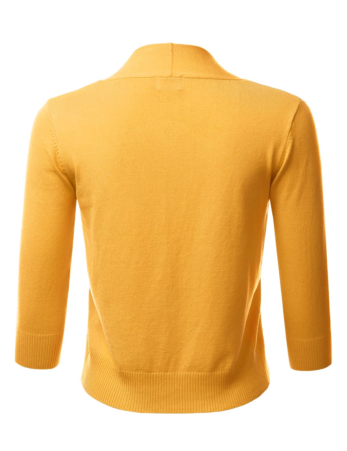 LALABEE Damen-Bolero, klassisch, 3/4-Ärmel, vorne offen, kurz, Cardigan, Shrugs für Kleider (S~XXL)
