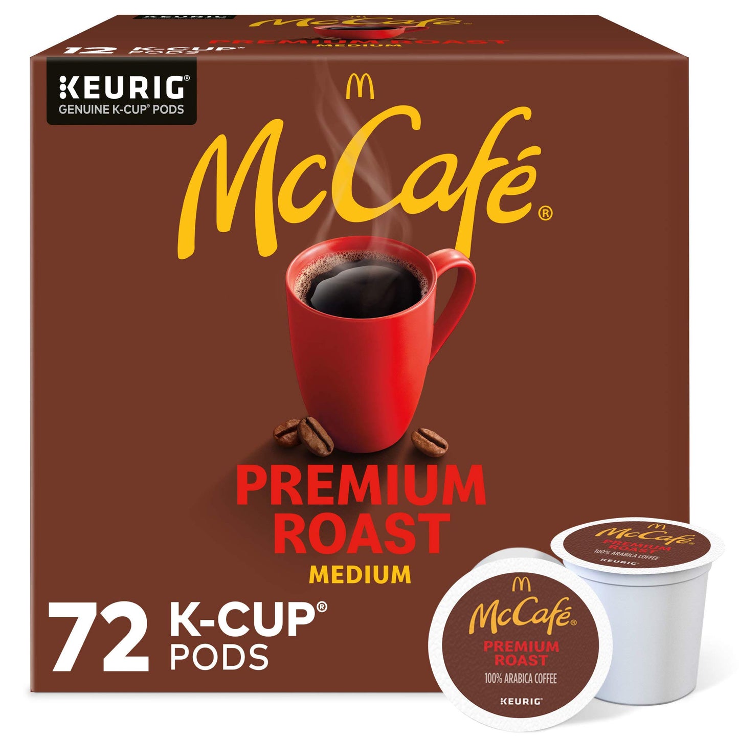 McCafe Premium Medium Roast K-Cup Coffee Pods, Premium Roast, 84 Count