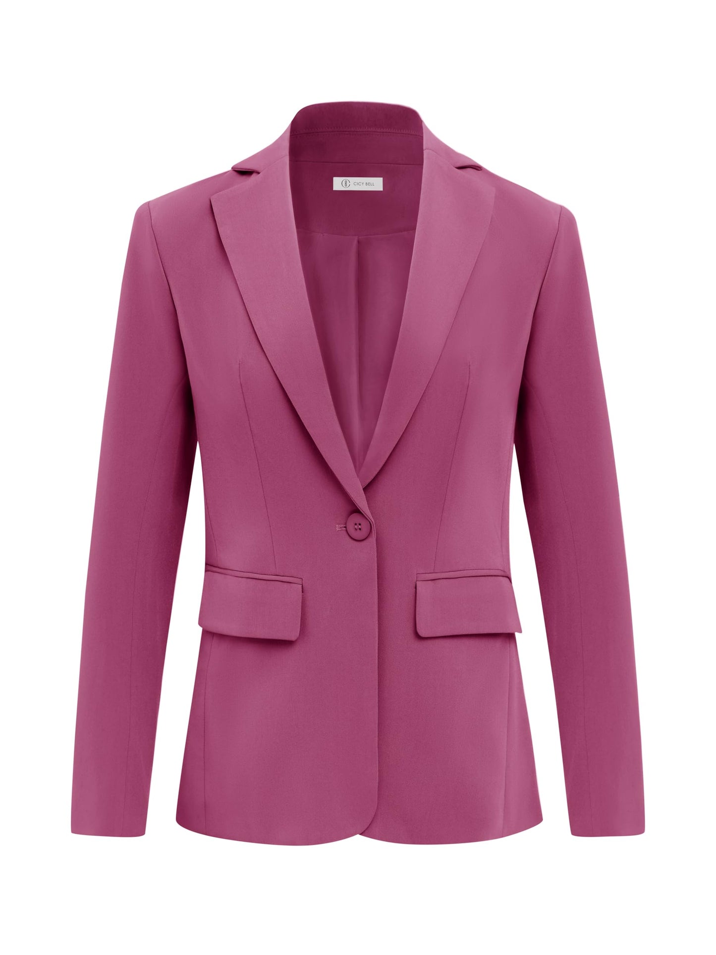 Blazers pour femmes Cicy Bell Vestes de costume à manches longues ouvertes sur le devant Tenues décontractées pour le travail