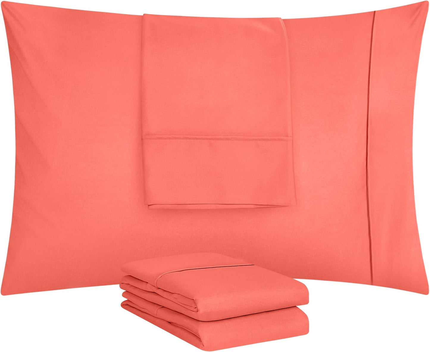 Utopia Bedding Pillow Cases - Envelope Closure - Soft Brushed Microfiber Fabric - Shrinkage and Fade Resistant Pillow