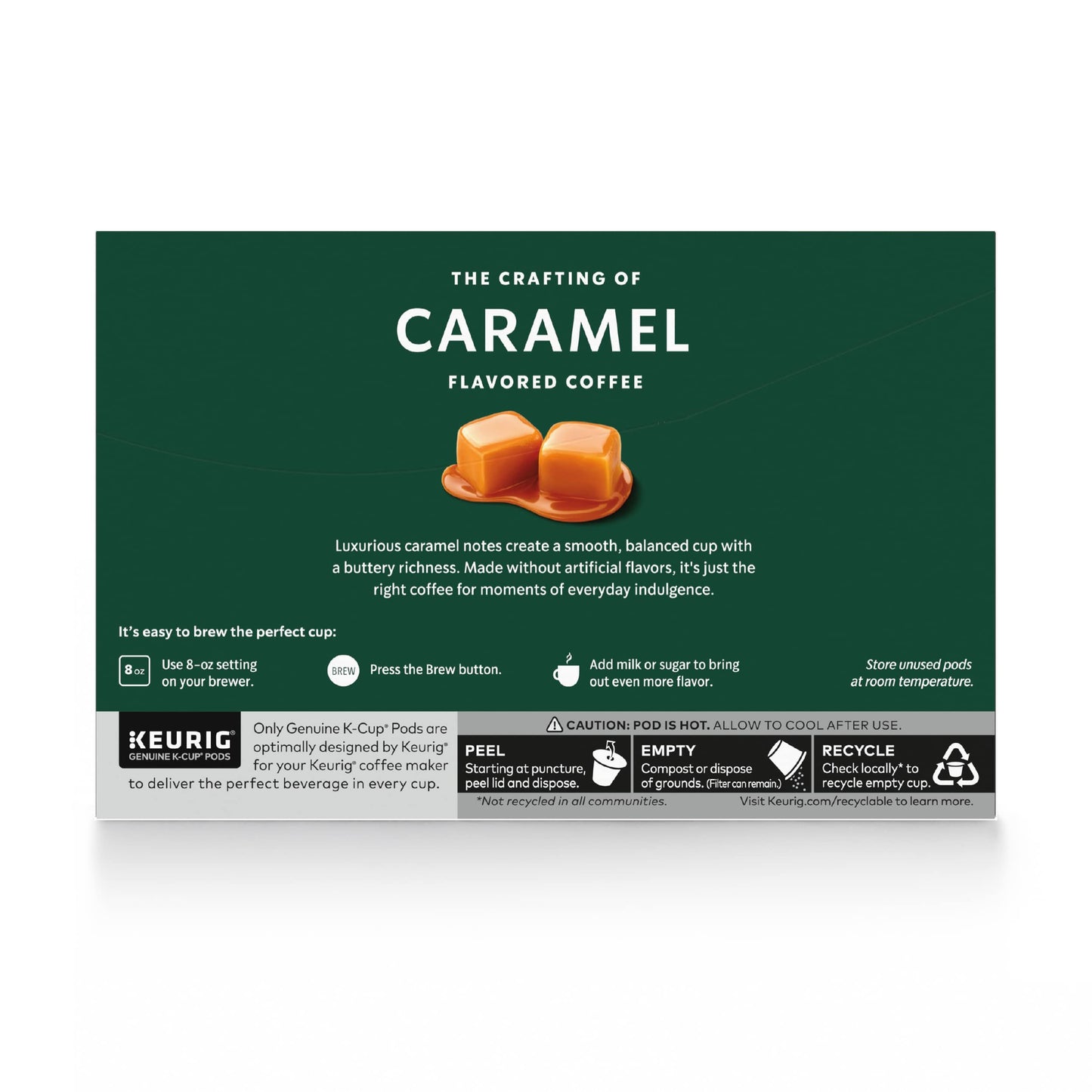 Starbucks K-Cup-Kaffeepads, natürlich aromatisiertes Kaffee-Vielfaltspaket für Keurig-Kaffeemaschinen, 100 % Arabica, 1 Schachtel (40 Pads)