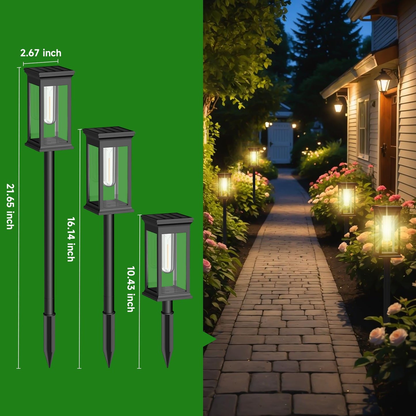 Solar Pathway Light – Waterproof LED Landscape Lighting