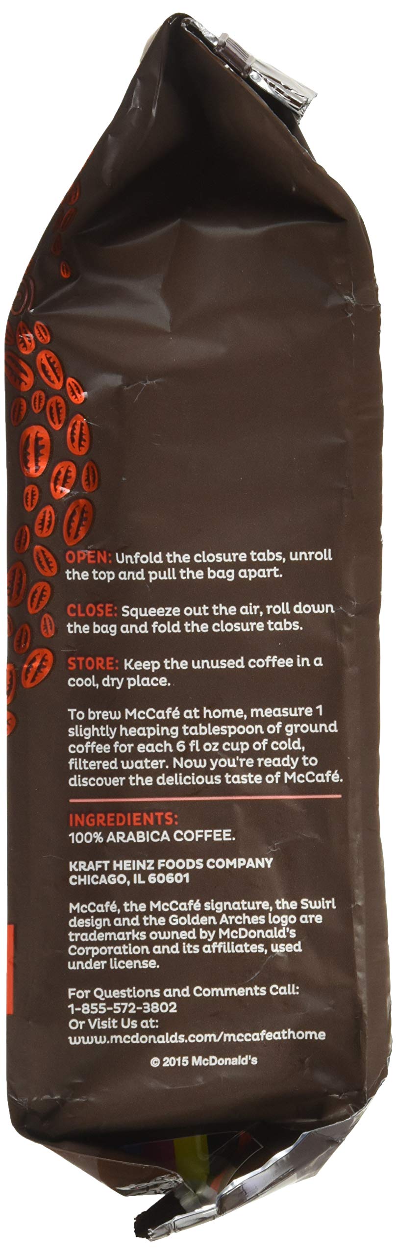 McCafe Premium Roast Decaf, Medium Roast Ground Coffee, 12 oz Bag