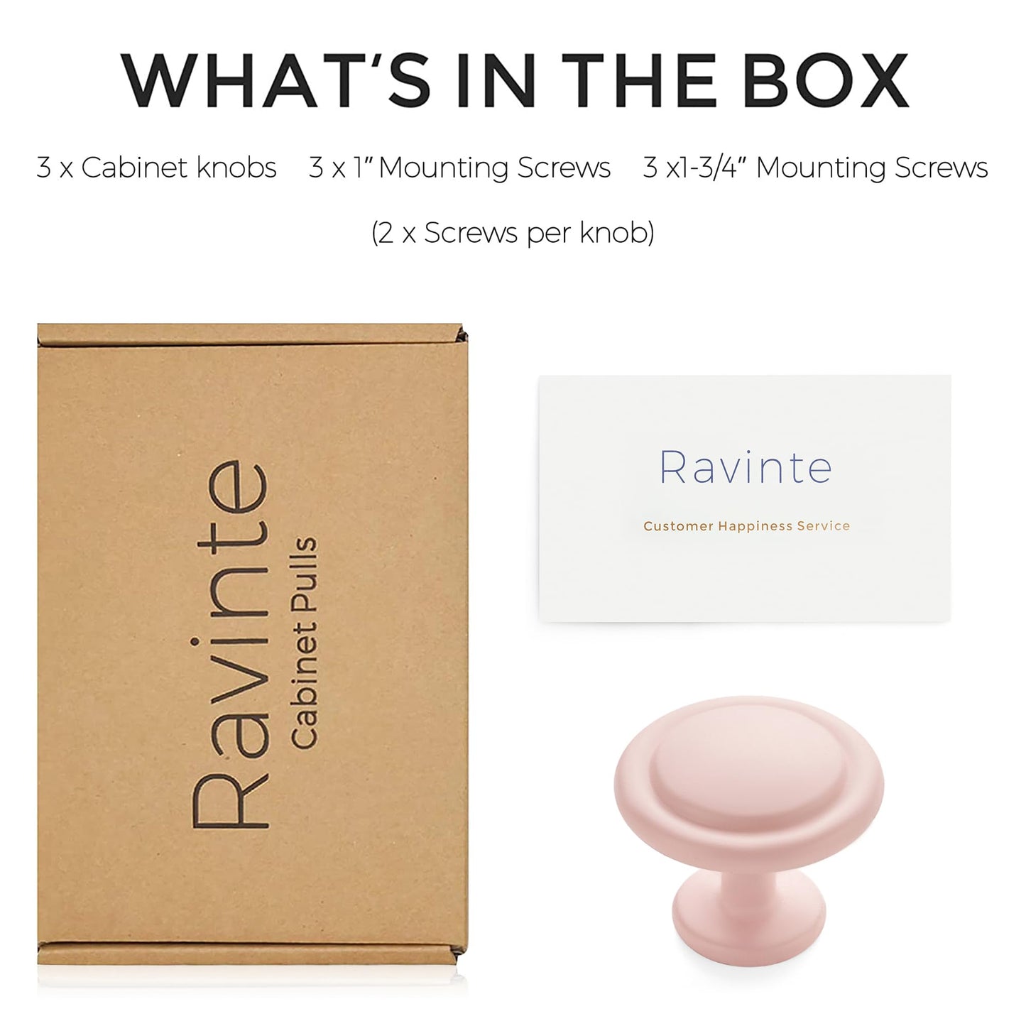 Ravinte 35er-Pack 1-1/4 Zoll Küchenschrankknöpfe Schubladenknöpfe Kommodenknöpfe Mattschwarze Zinkknöpfe Schubladengriffe Türknöpfe Kommodenschubladengriffe Knöpfe für Kommodenschubladen