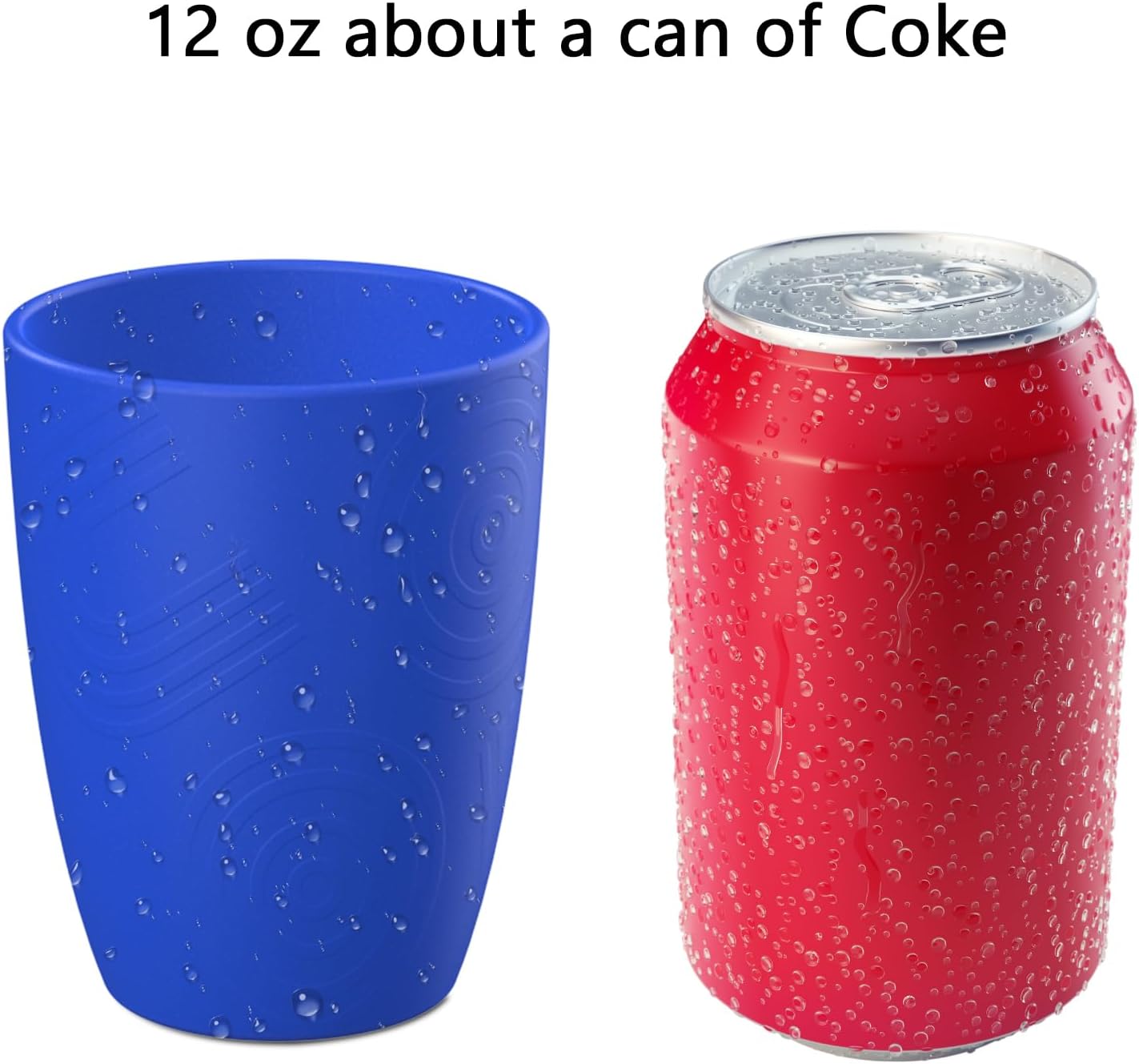 Homienly Becher mit Weizenstrohhalm, Plastikbecher, unzerbrechliche Trinkbecher, wiederverwendbare, spülmaschinenfeste Wassergläser, stapelbare Plastik-Wasserbecher in mehreren Farben (20 OZ, 8 Stück)