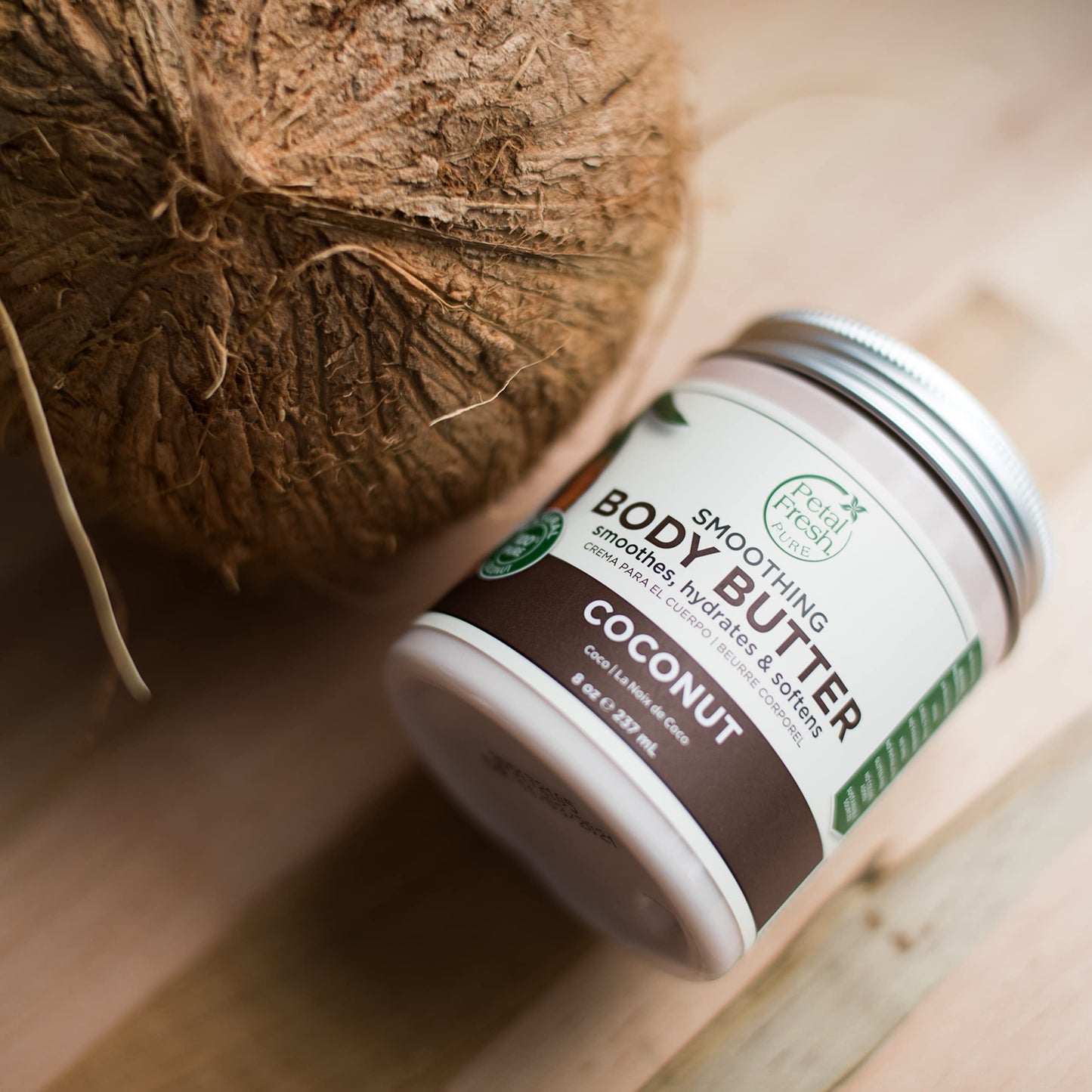 Petal Fresh Pure Perfecting Guava Nectar Körperbutter, Bio-Kokosnussöl, Arganöl, Sheabutter, fördert gesunde Haut, vegan und frei von Tierversuchen, 8 oz (Guava Nectar)