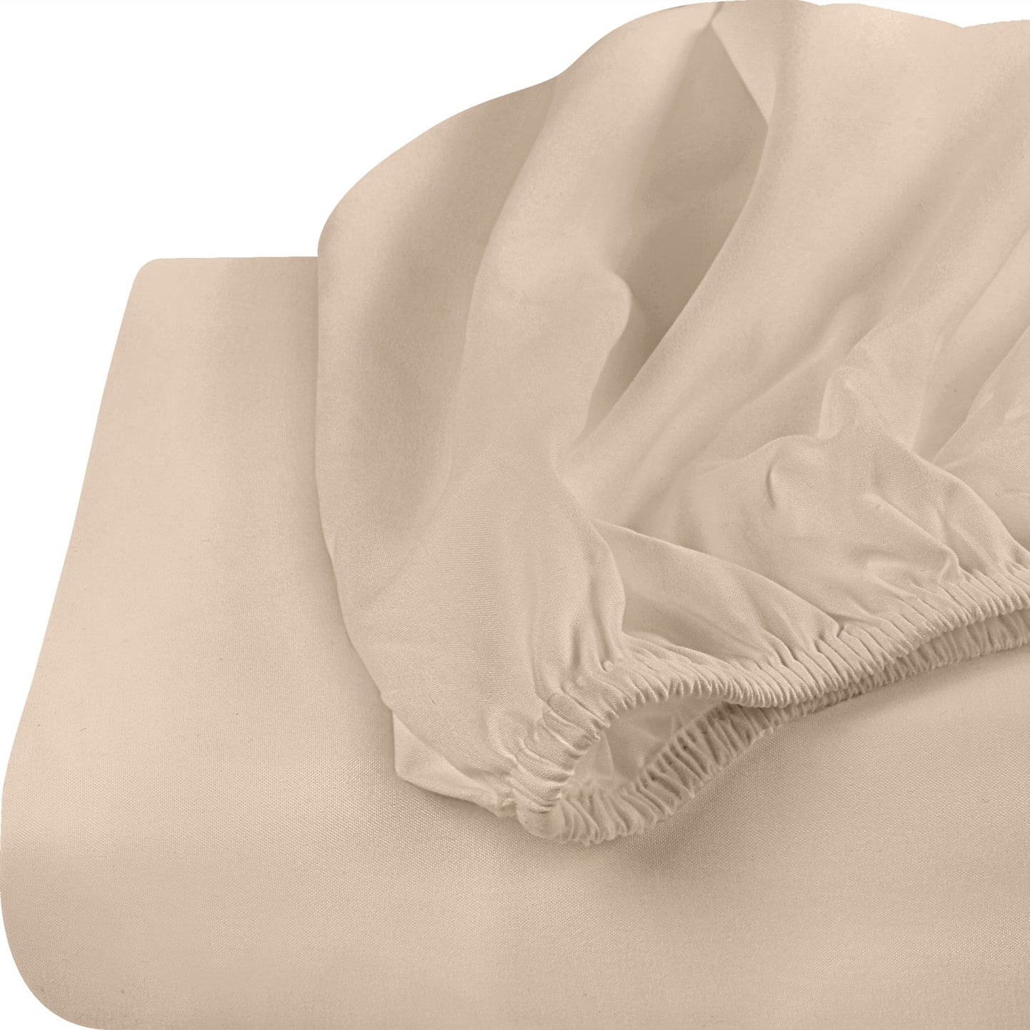 Utopia Bedding Spannbettlaken für Queensize-Betten – Großpackung mit 6 Spannbettlaken – weiche gebürstete Mikrofaser – tiefe Taschen – schrumpft und verblasst nicht – pflegeleicht (grau)