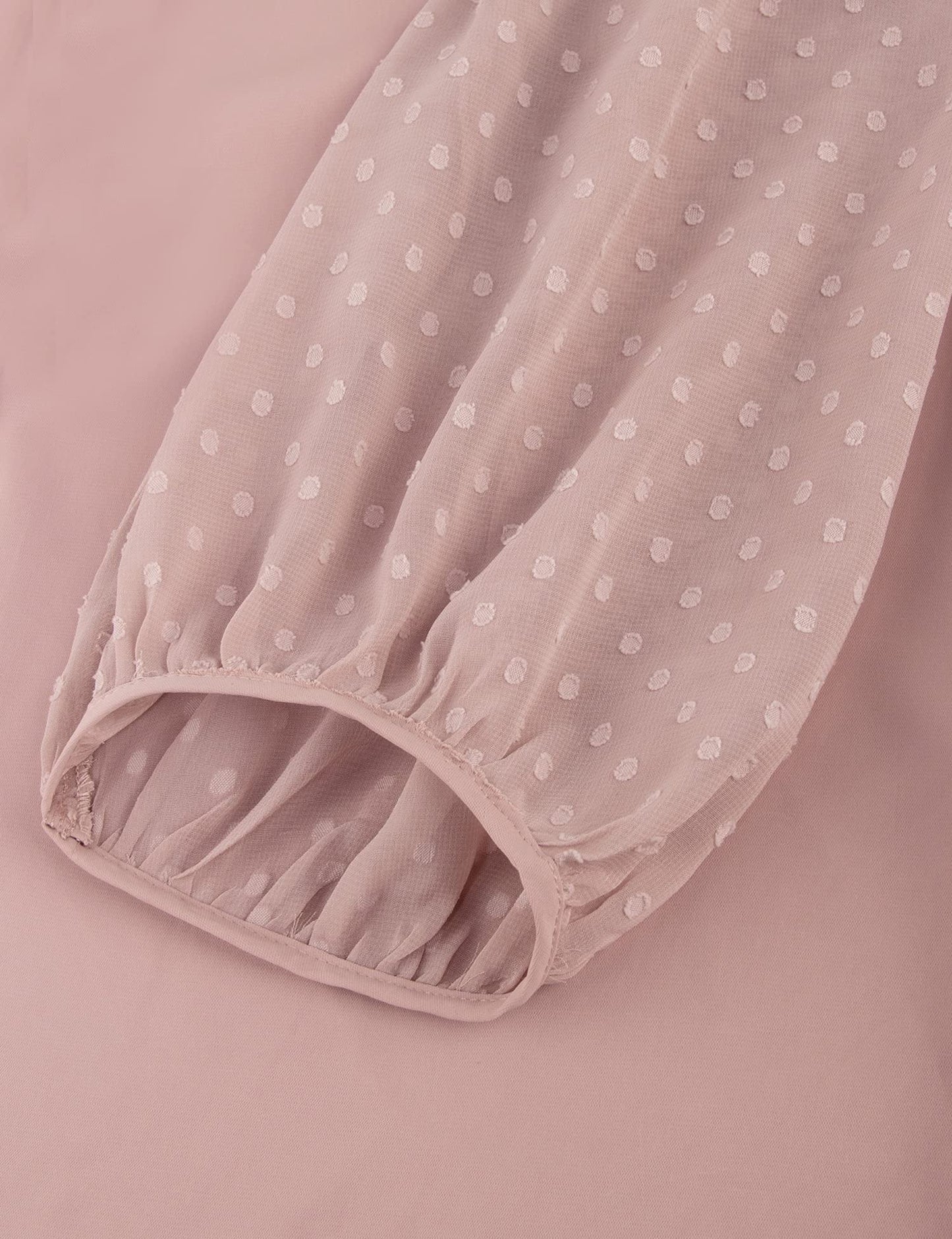 Bebonnie Damen Chiffonbluse mit Laternenmuster, 3/4-Ärmel, lässig, locker, V-Ausschnitt