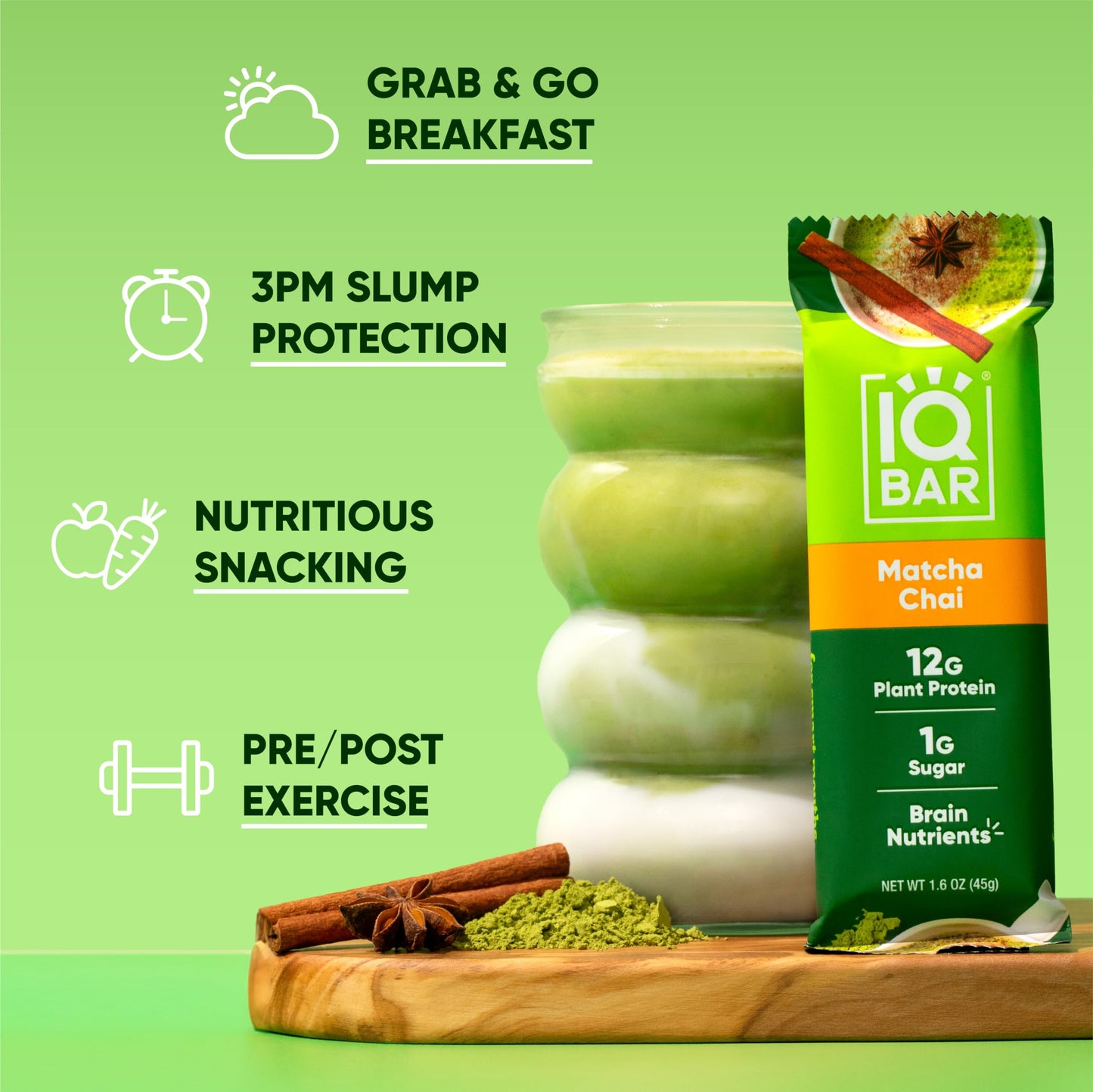 IQBAR Brain and Body Plant Protein Bars - 7 Bar Sampler Pack - Gluten Free, High Fiber, Vegan Snacks - Low Sugar Meal Replacement