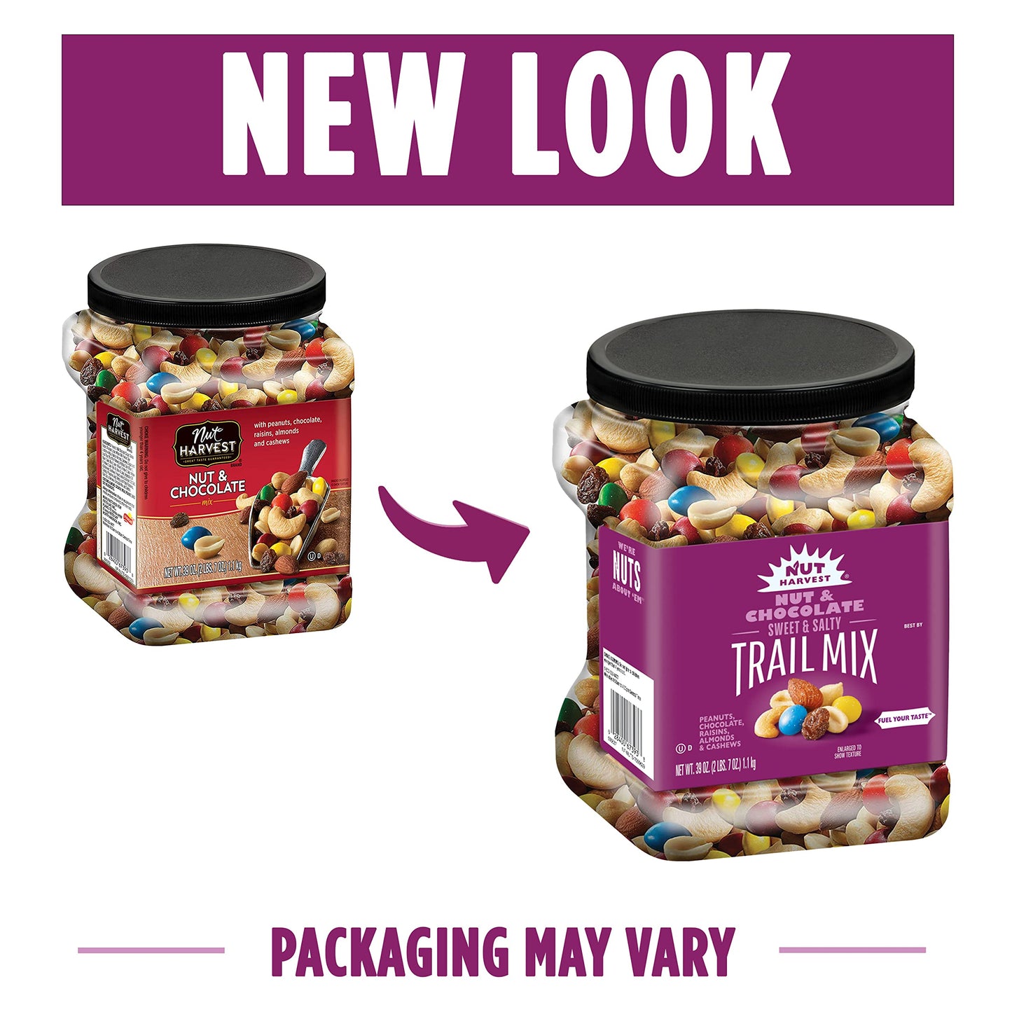 Nut Harvest, Nut & Chocolate Mix, 39 Ounce Jar