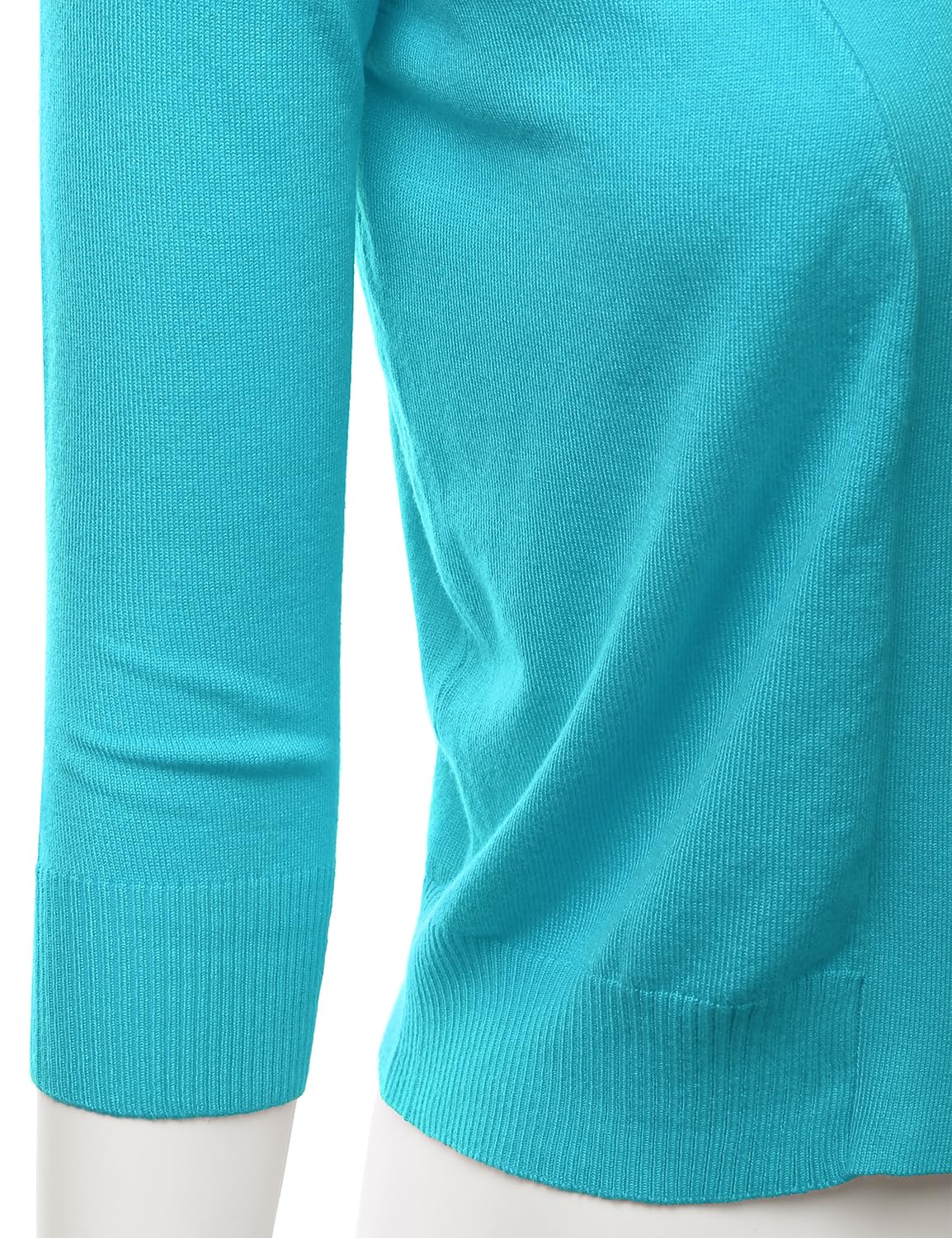 LALABEE Damen-Bolero, klassisch, 3/4-Ärmel, vorne offen, kurz, Cardigan, Shrugs für Kleider (S~XXL)