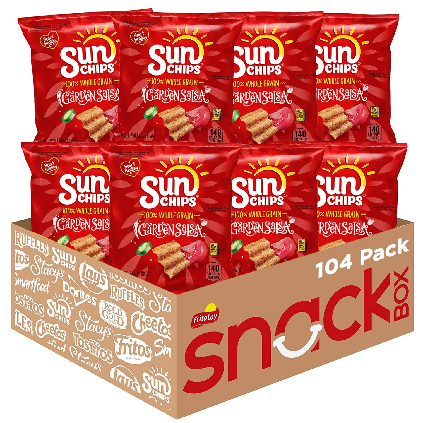 SunChips Multigrain Snacks, Variety Pack, 1 Ounce (Pack of 40)