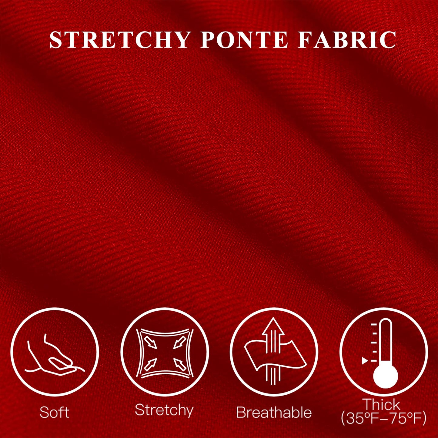 Pantalon extensible pour femme Tapata 28''/30''/32''/34'' avec poches, taille haute, petite, taille standard pour le travail au bureau