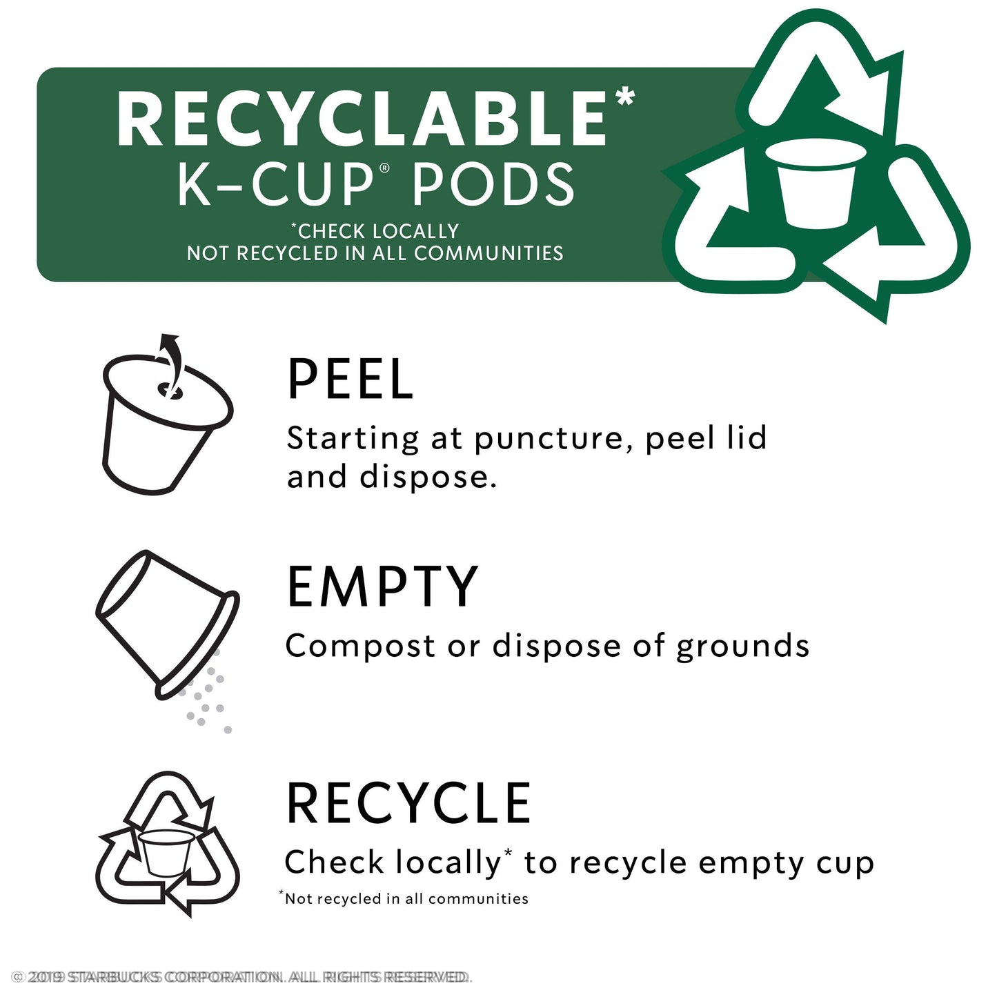 Starbucks K-Cup-Kaffeepads, natürlich aromatisiertes Kaffee-Vielfaltspaket für Keurig-Kaffeemaschinen, 100 % Arabica, 1 Schachtel (40 Pads)