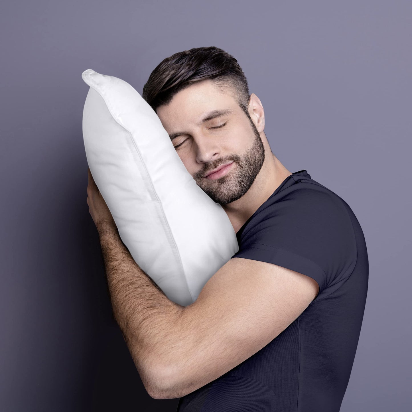 Utopia Bedding Bettkissen zum Schlafen (weiß), Queen Size, 2er-Set, Hotelkissen, Kühlkissen für Seiten-, Rücken- oder Bauchschläfer