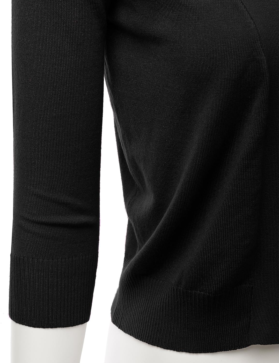 LALABEE Damen-Bolero, klassisch, 3/4-Ärmel, vorne offen, kurz, Cardigan, Shrugs für Kleider (S~XXL)