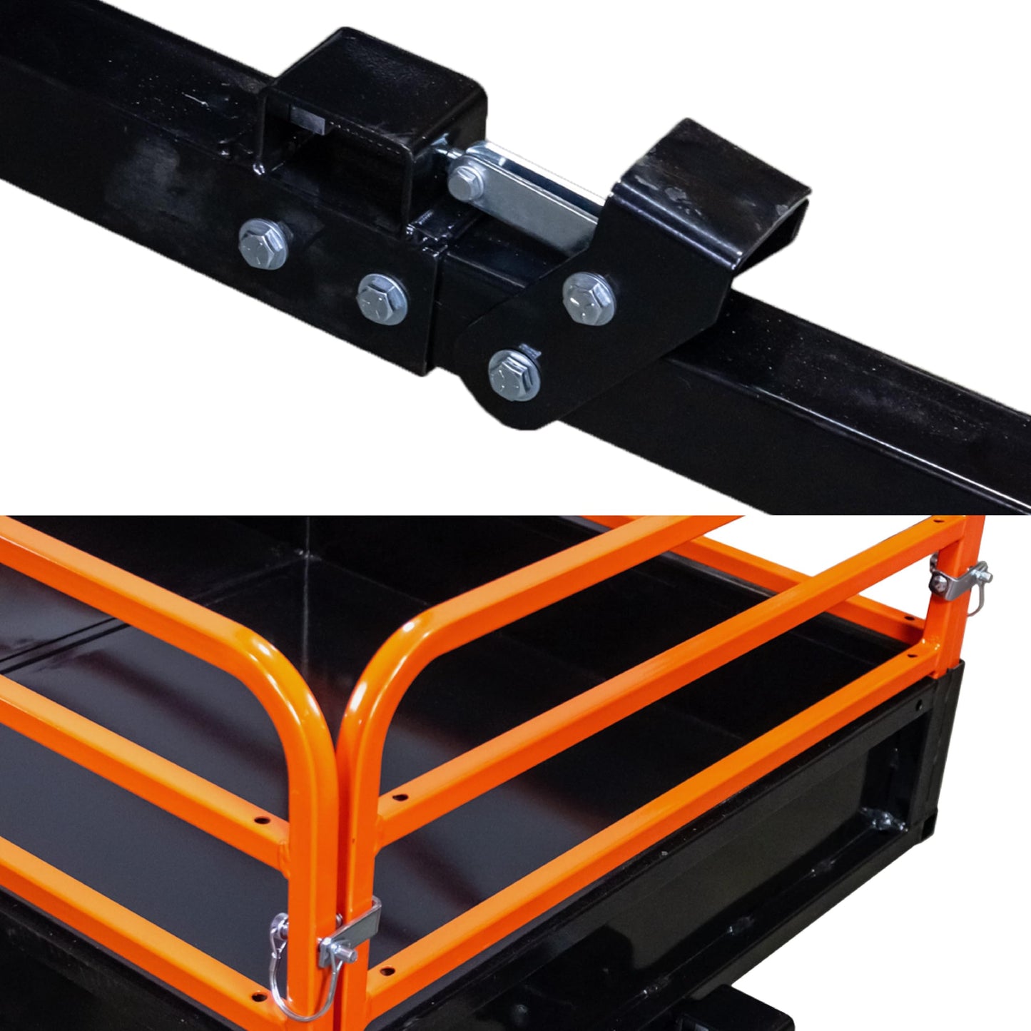 MOTOALLIANCE® Impact Implements 1000lb ATV UTV Gartentraktor Nutzfahrzeug Lastenanhänger. 12 Kubikfuß. Ideal zum Transportieren von Holz, Gestrüpp, Kies und mehr