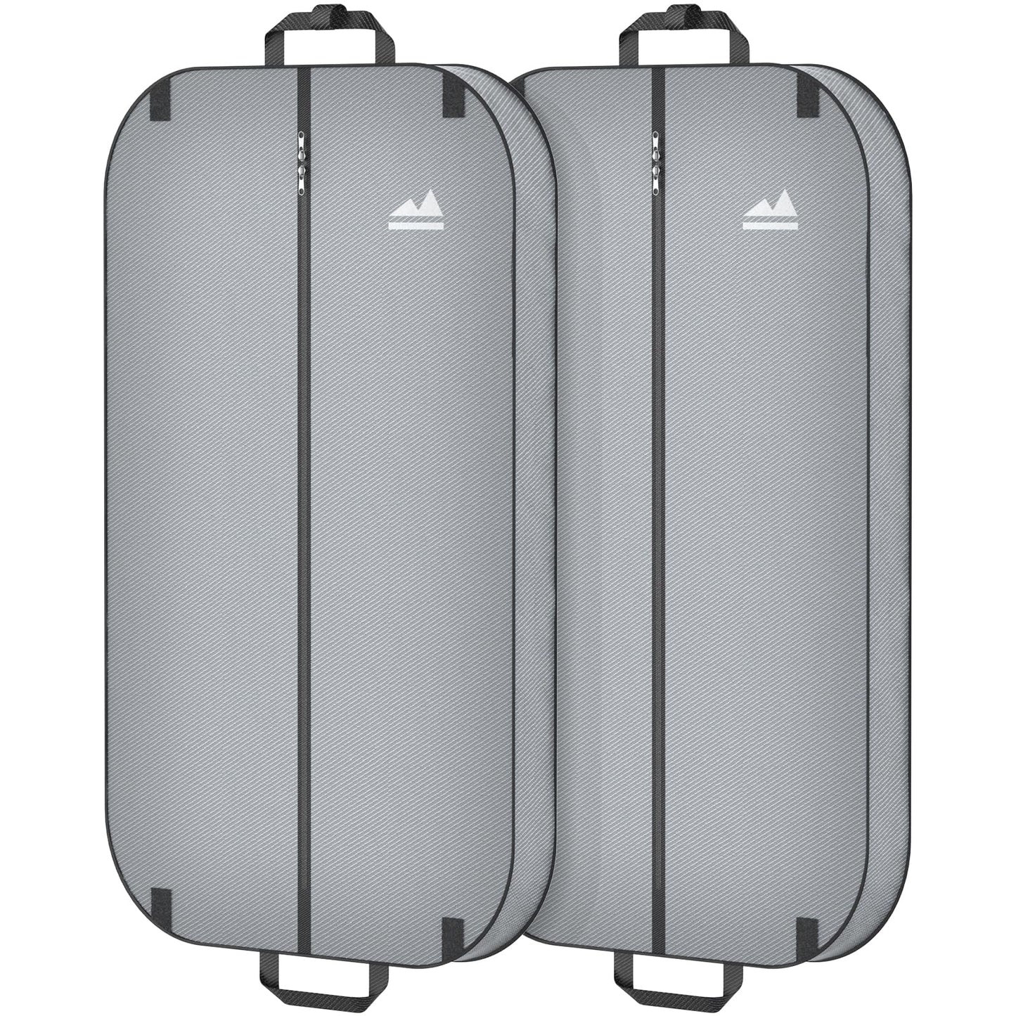 Sacs à vêtements transparents de 50 po pour suspendre des vêtements dans un placard avec soufflets de 4 po, sac de protection pour costumes pour robes, manteaux longs, vestes, pulls, chemises, 3 paquets, noir