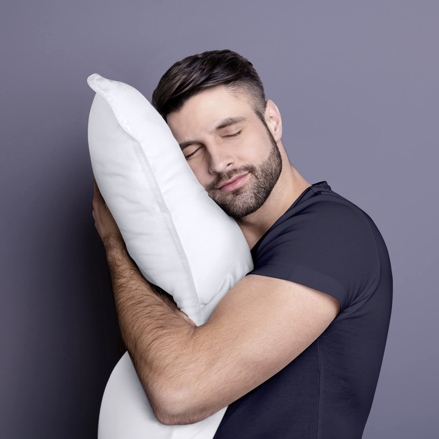 Utopia Bedding Bettkissen zum Schlafen (weiß), Queen Size, 2er-Set, Hotelkissen, Kühlkissen für Seiten-, Rücken- oder Bauchschläfer