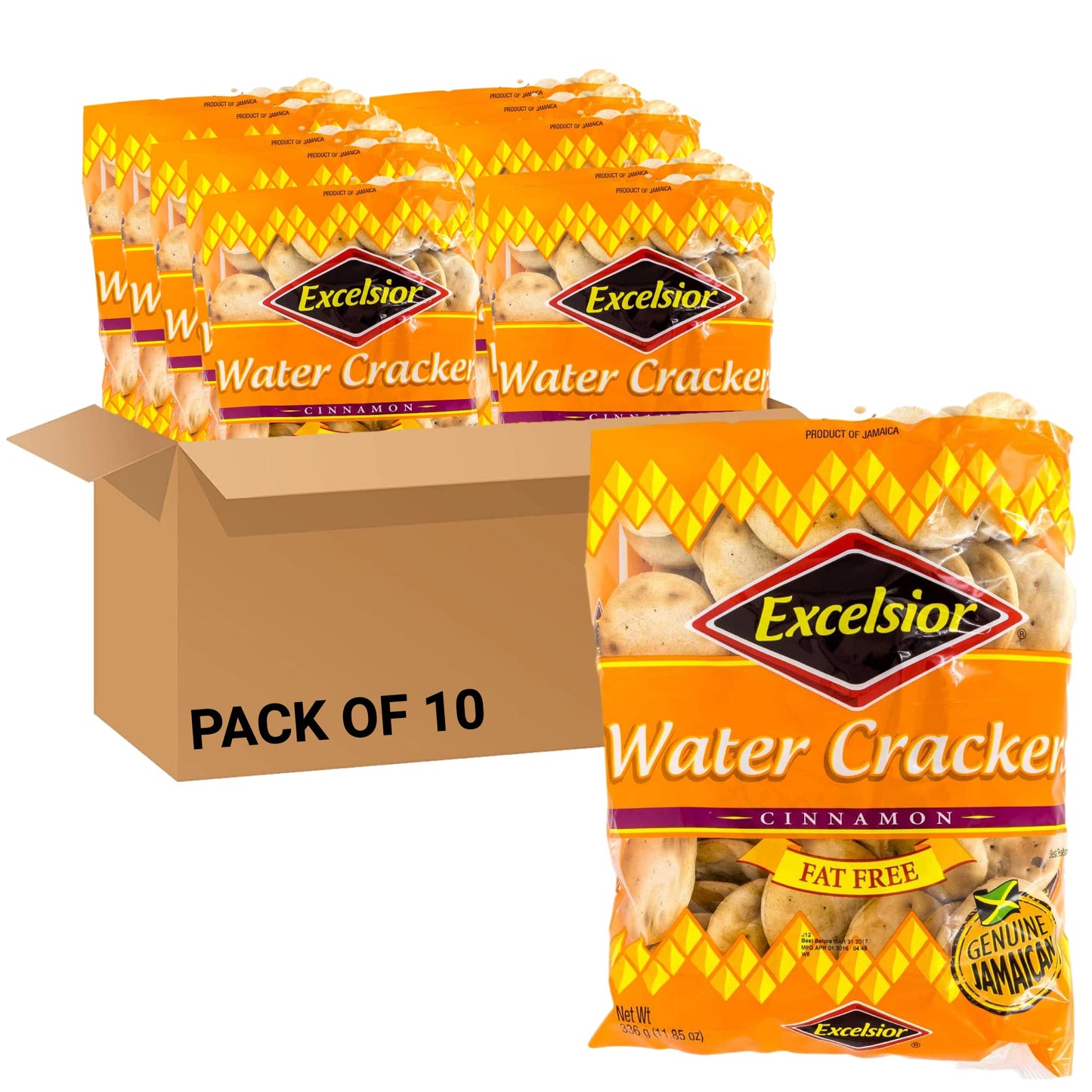 Excelsior Water Crackers, 10.58 Ounce (Pack of 1)(Packaging May Vary)