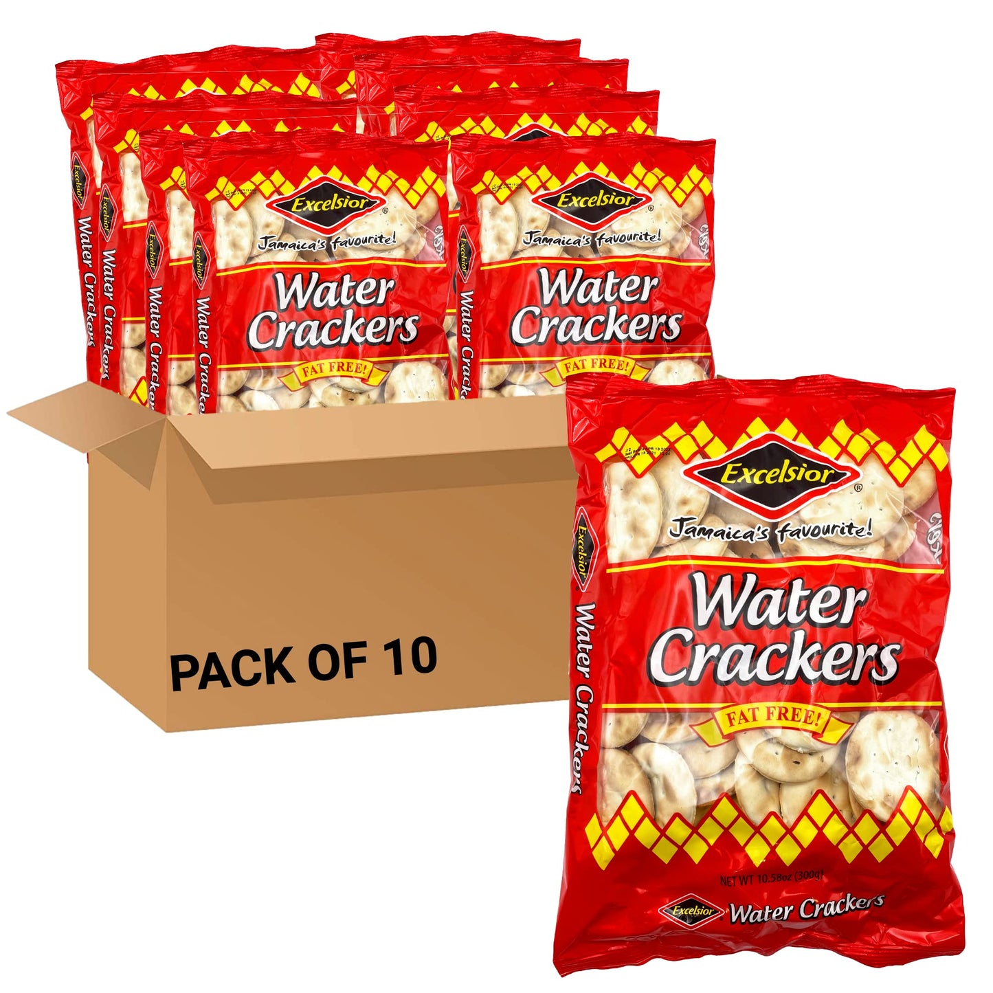 Excelsior Water Crackers, 10.58 Ounce (Pack of 1)(Packaging May Vary)
