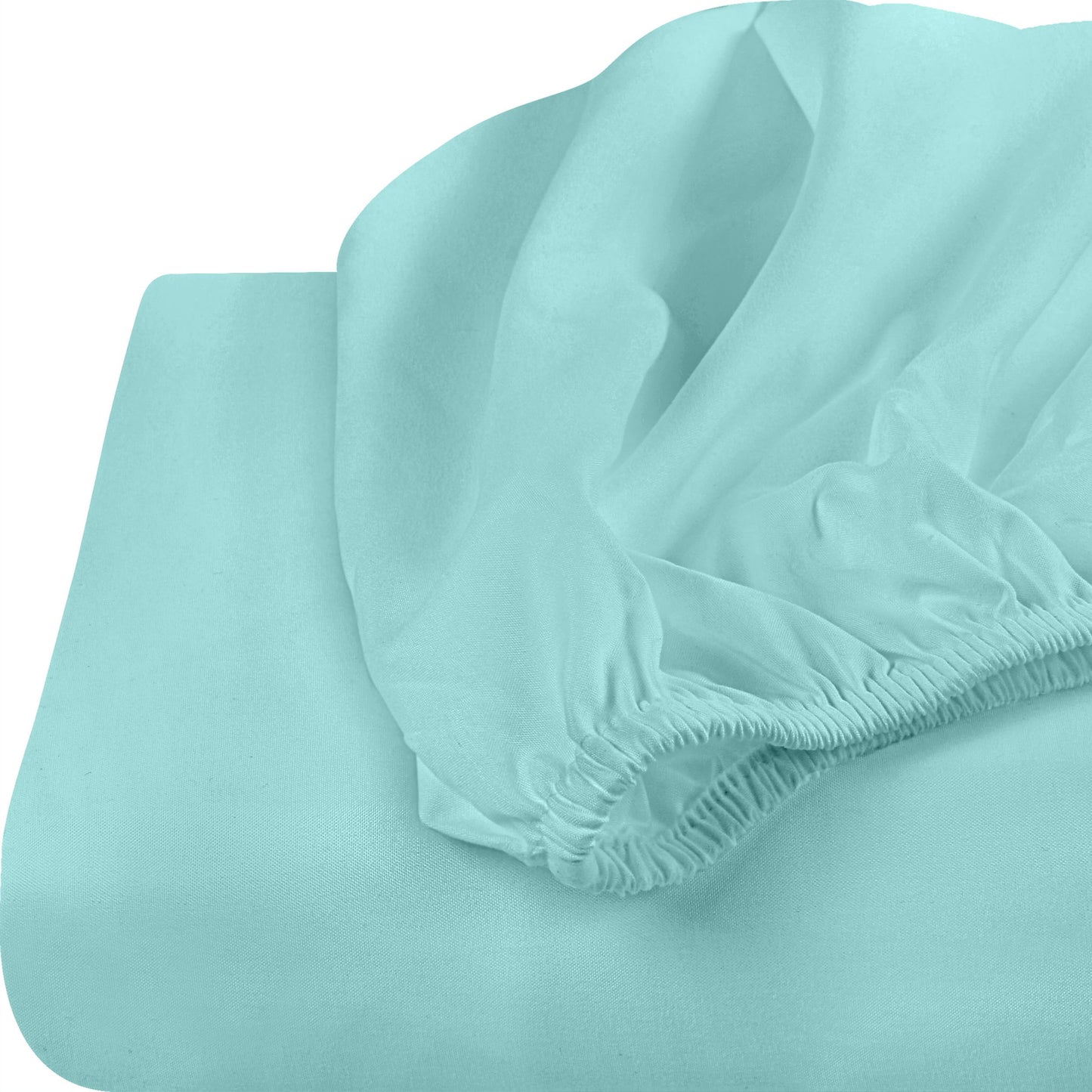 Utopia Bedding Spannbettlaken für Queensize-Betten – Großpackung mit 6 Spannbettlaken – weiche gebürstete Mikrofaser – tiefe Taschen – schrumpft und verblasst nicht – pflegeleicht (grau)