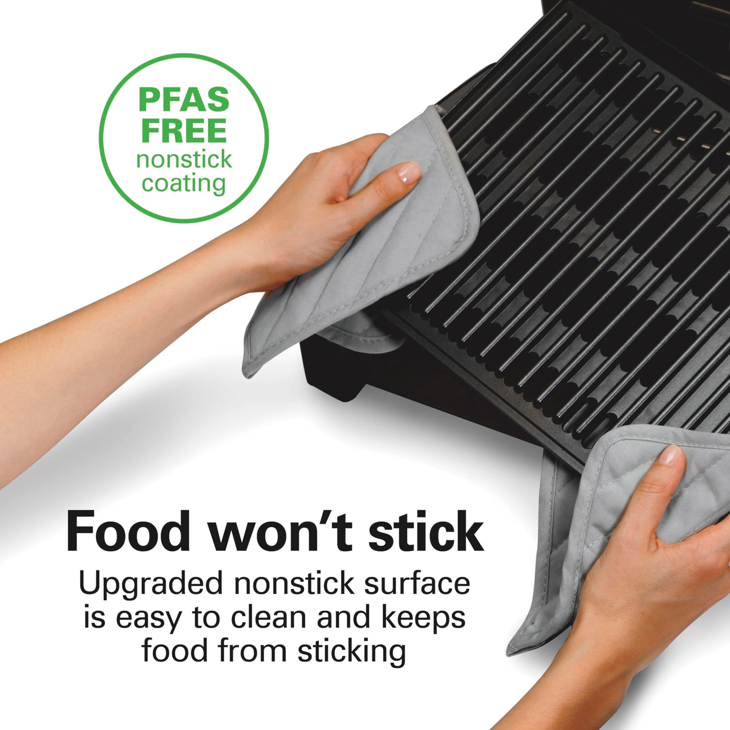 Electric Indoor Searing Grill – 118 sq. in., Viewing Window, Adjustable Temp to 450°F, Stainless Steel