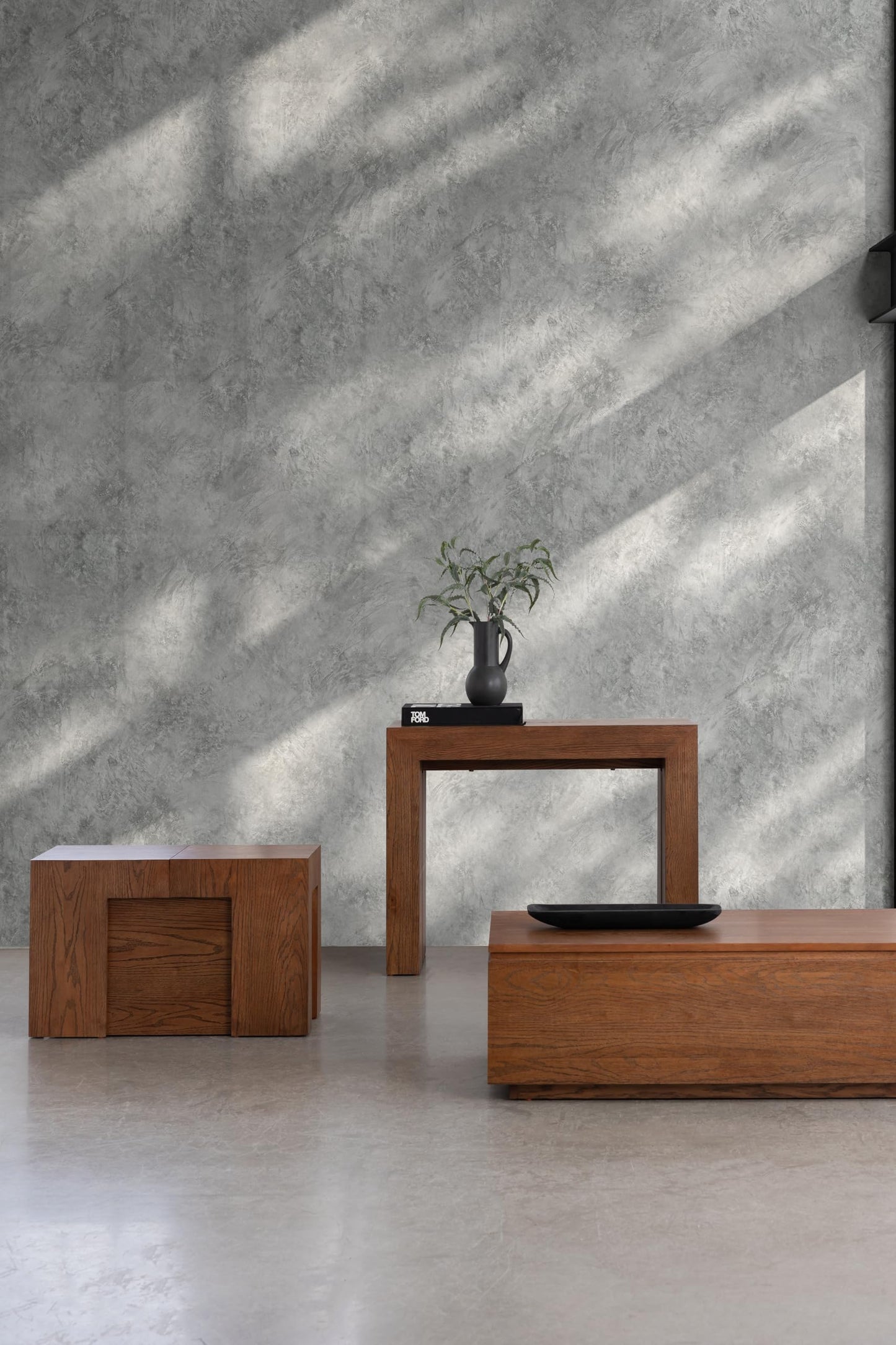Transformer Table Esstisch-Set für 4 bis 12, ausziehbarer Esstisch aus Holz mit ausziehbarer Bank, Möbel für kleine Räume, Küchentisch-Set (Dunkelgrau, Tisch + Bank)