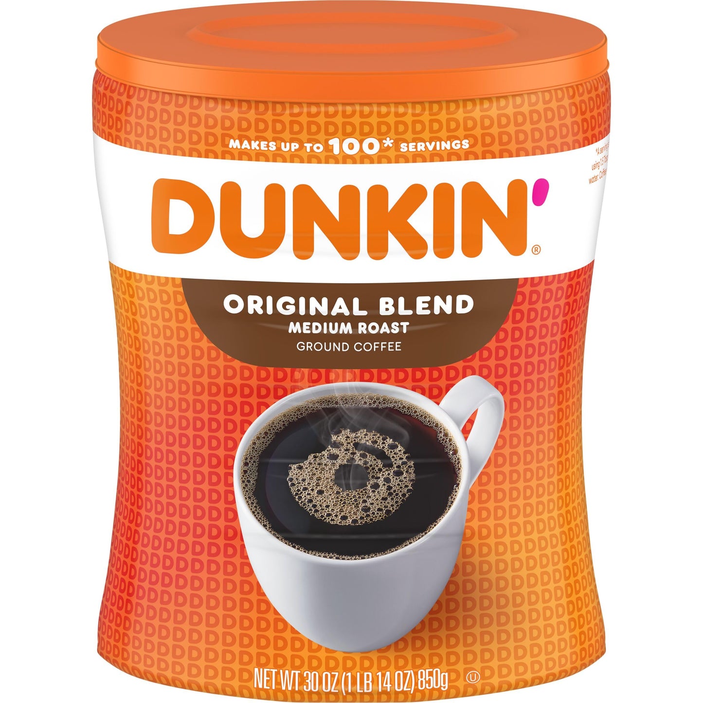 Dunkin' Original Blend Medium Roast gemahlener Kaffee, 30 Unzen