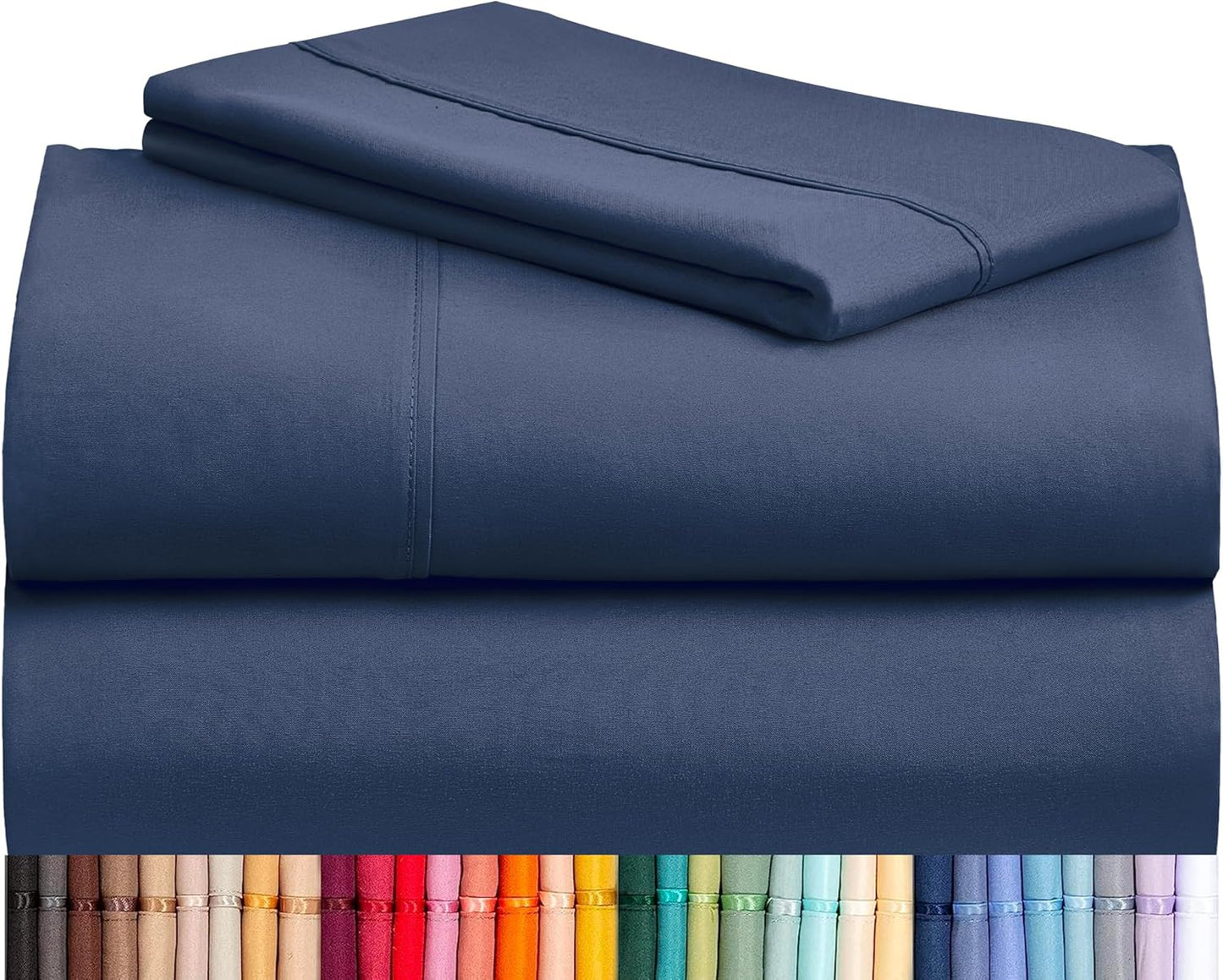 LClub Luxury 4-Piece Cooling Microfiber Sheet Set