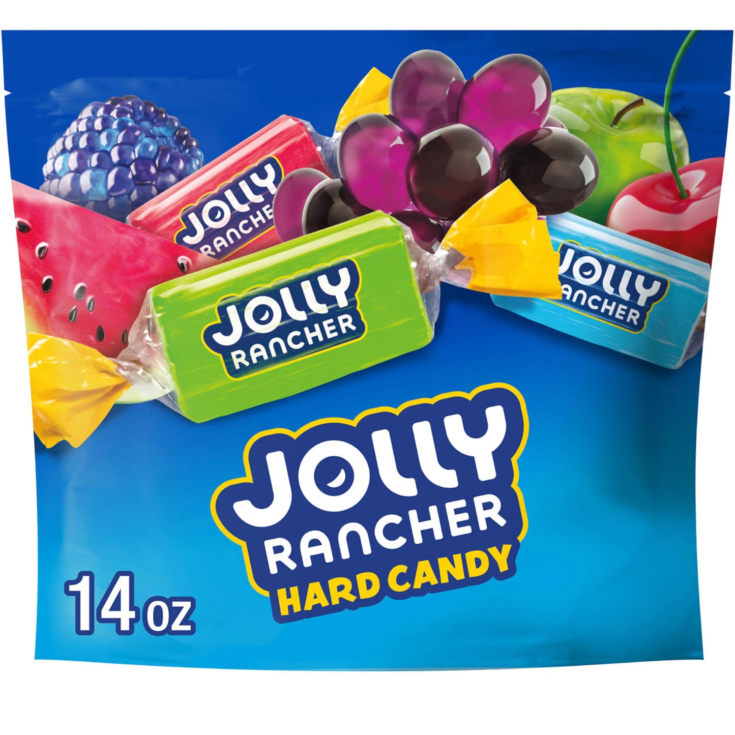 JOLLY RANCHER Assorted Fruit Flavored Hard Candy Bulk Bag, 5 lb