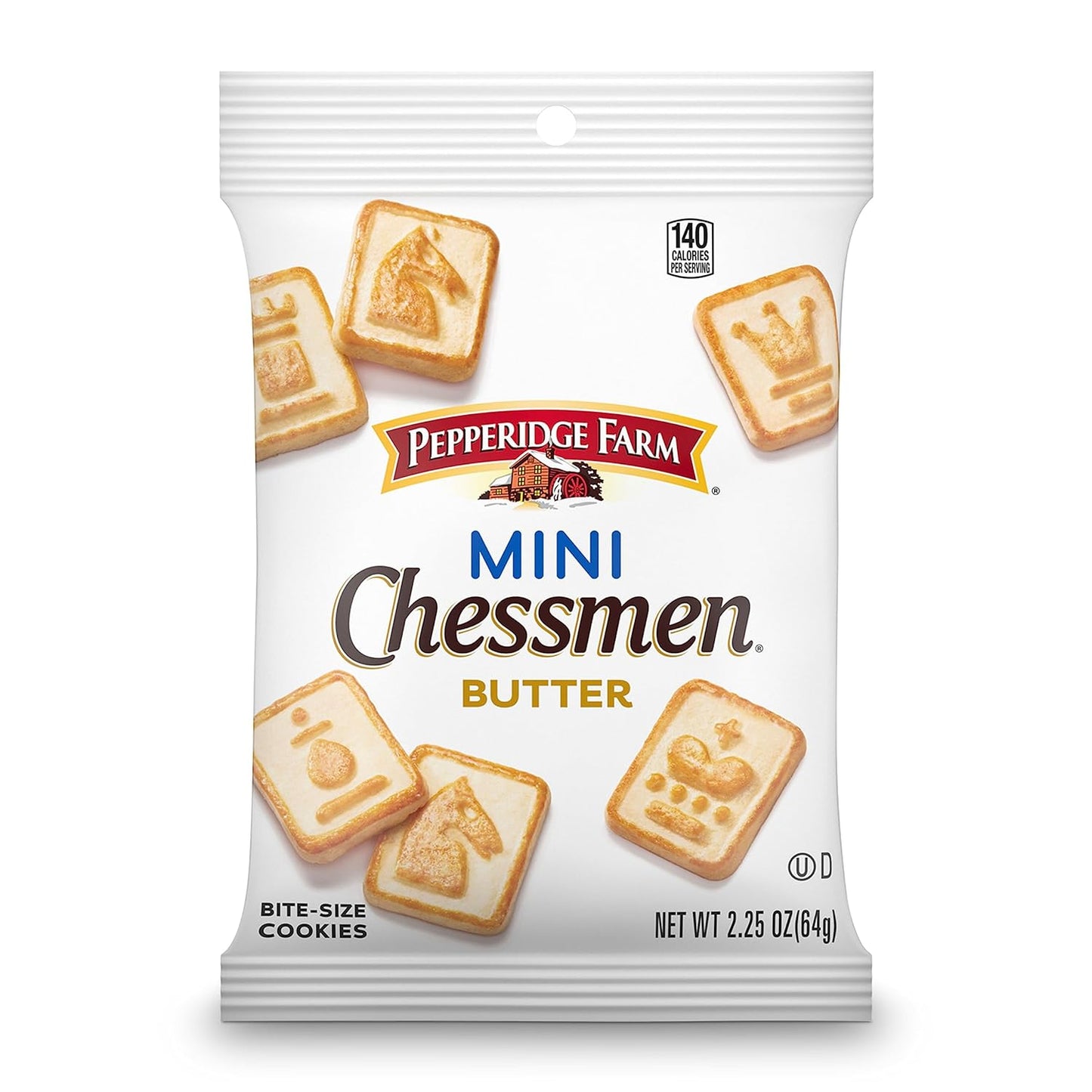 Pepperidge Farm Chessmen Minis Butter Cookies, 8 Snack Packs, 2.25-oz. Each (Pack of 8)