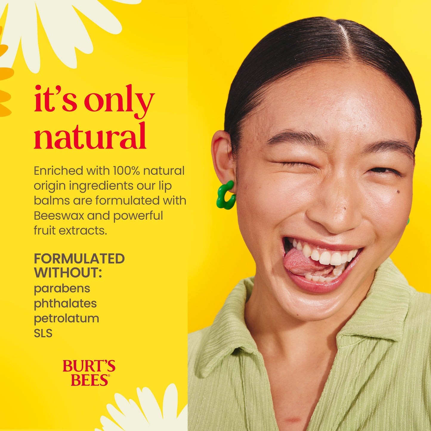 Lip Balm - Beeswax, Strawberry, Coconut and Pear, and Vanilla Bean, With Responsibly Sourced Beeswax, Tint-Free, Natural Origin Lip Treatment, 4 Tubes, 0.15 oz.