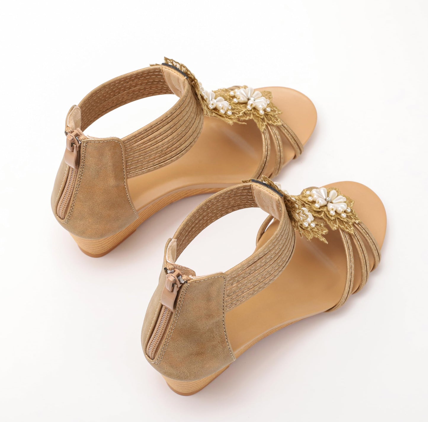 Keilsandalen für Damen, elegant, lässig, für den Sommer, süß, bequem, mit Keilabsatz, Strandsandale