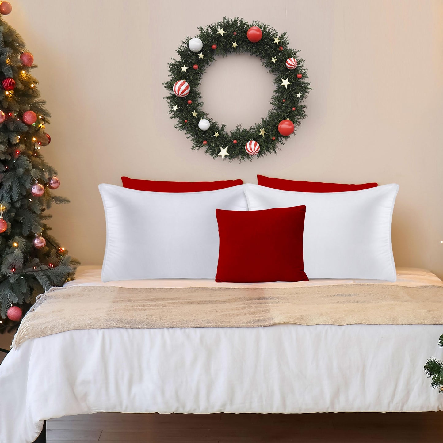 Utopia Bedding Bettkissen zum Schlafen (weiß), Queen Size, 2er-Set, Hotelkissen, Kühlkissen für Seiten-, Rücken- oder Bauchschläfer