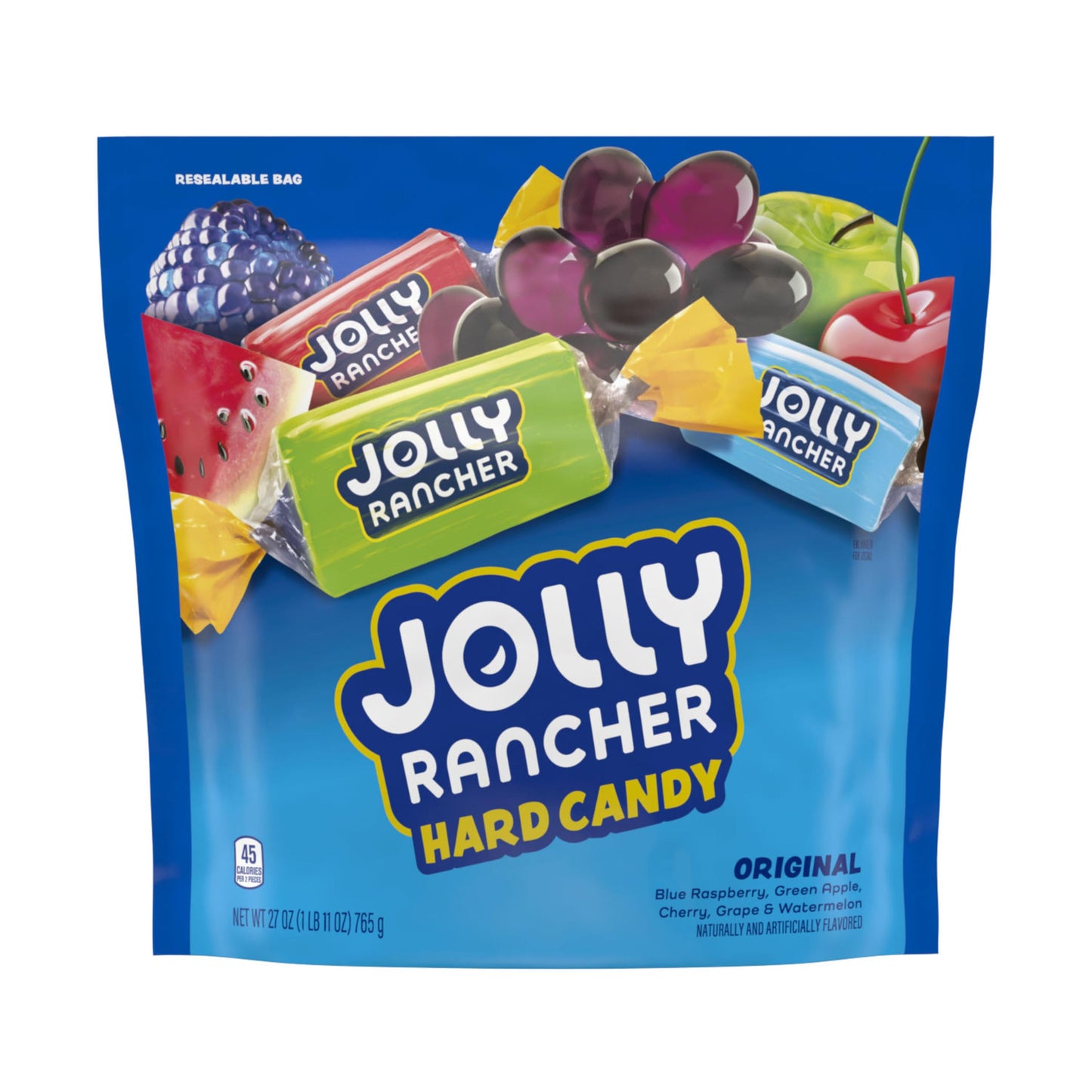 JOLLY RANCHER Assorted Fruit Flavored Hard Candy Bulk Bag, 5 lb