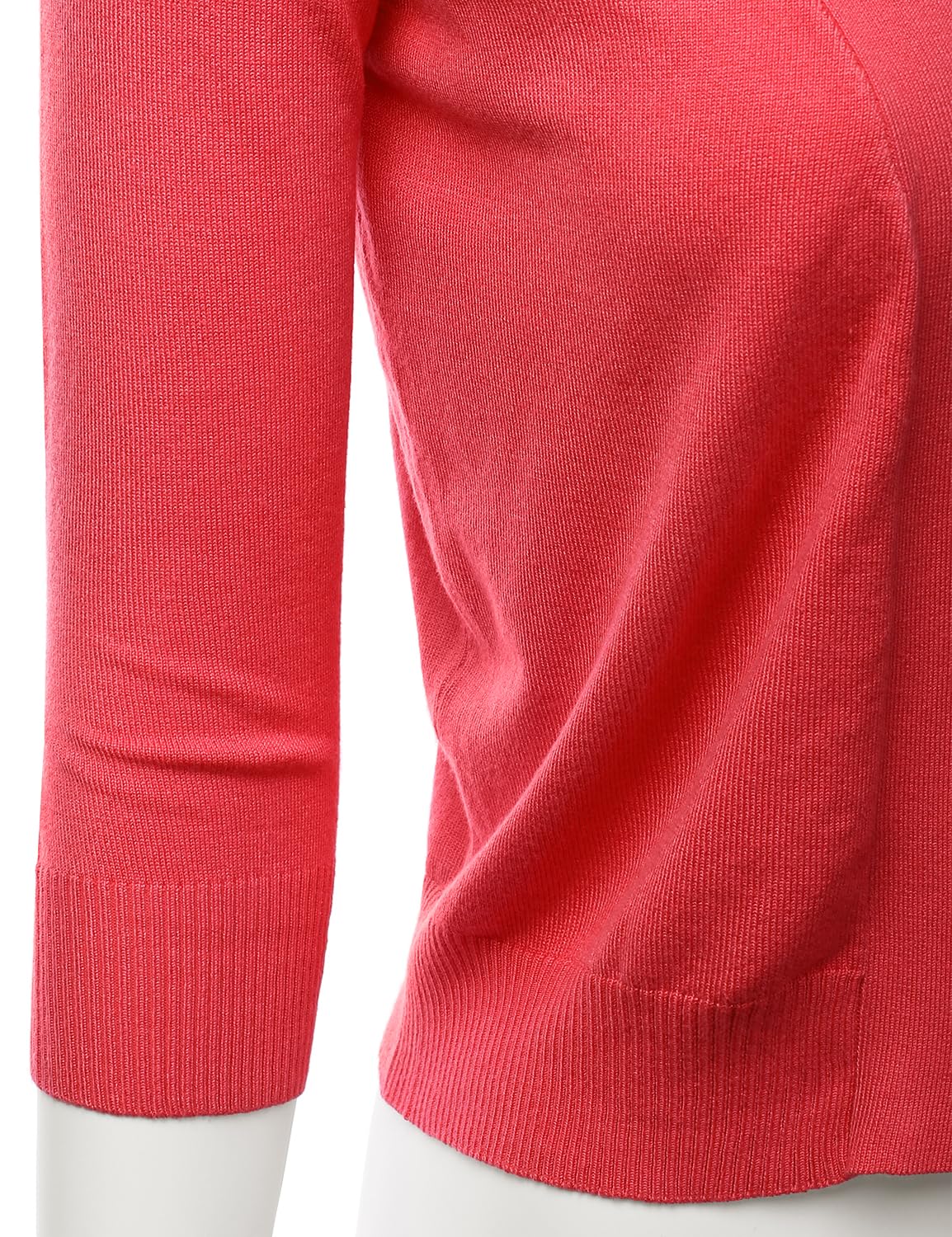 LALABEE Damen-Bolero, klassisch, 3/4-Ärmel, vorne offen, kurz, Cardigan, Shrugs für Kleider (S~XXL)