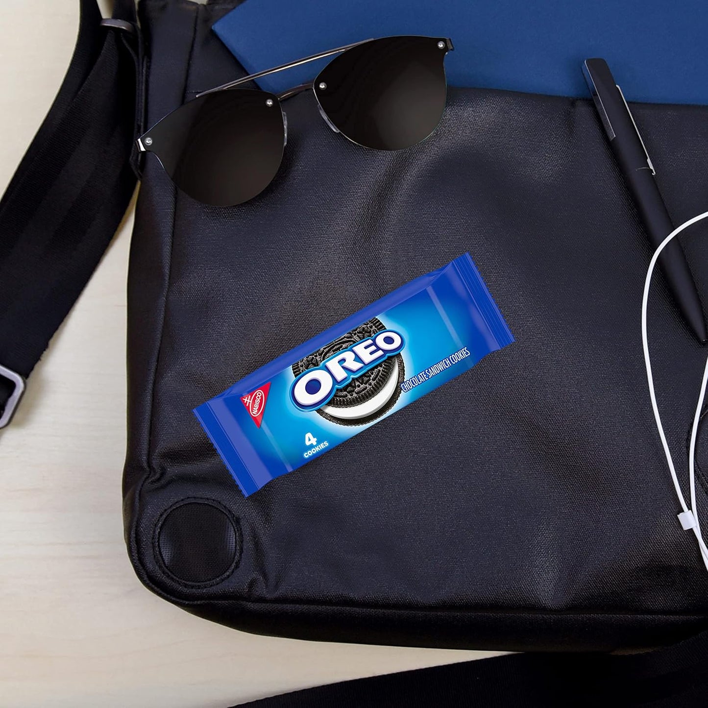OREO Chocolate Sandwich Cookies, 30 Snackpackungen (4 Kekse pro Packung)
