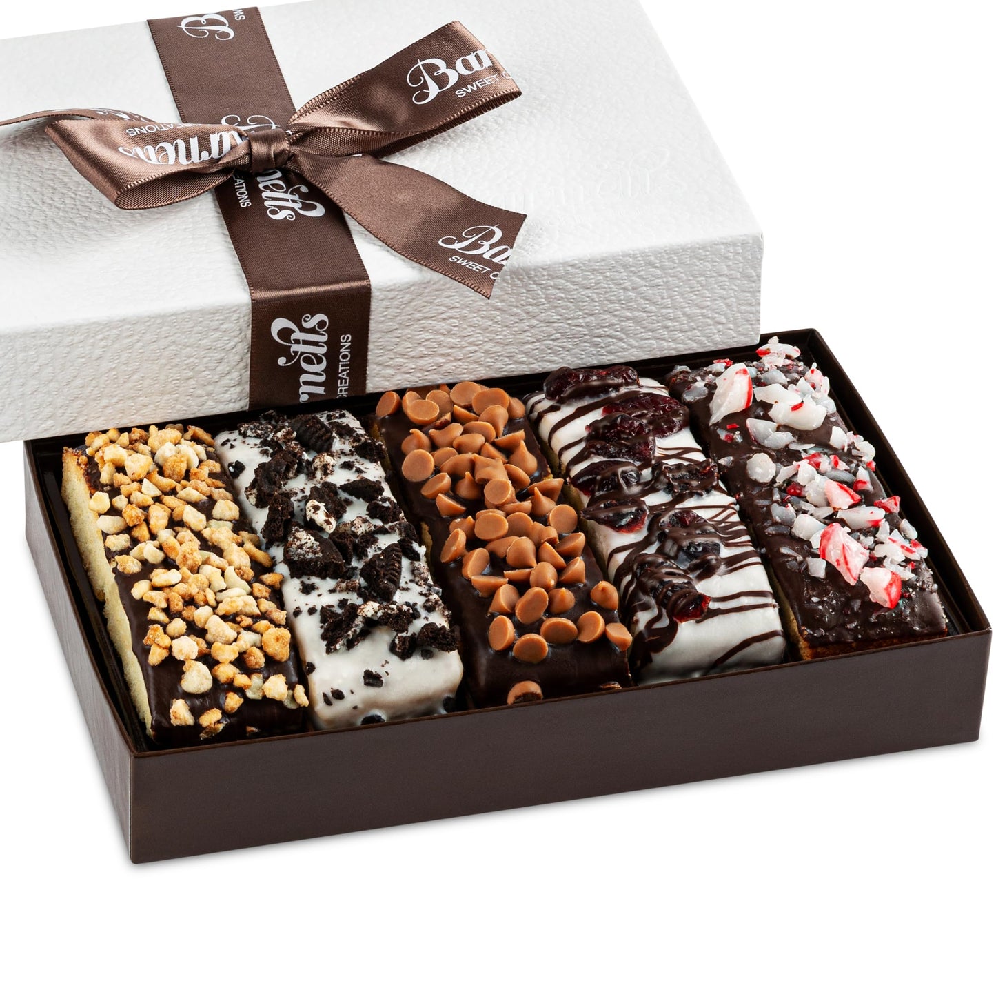Barnetts Easter 12 Chocolate Biscotti Gift Box, Gourmet Cookie Gift Basket for Him and Her Food Delivery, Fancy Cookies Spring Candy Treats Baskets Ideas for Wife Mother Husband