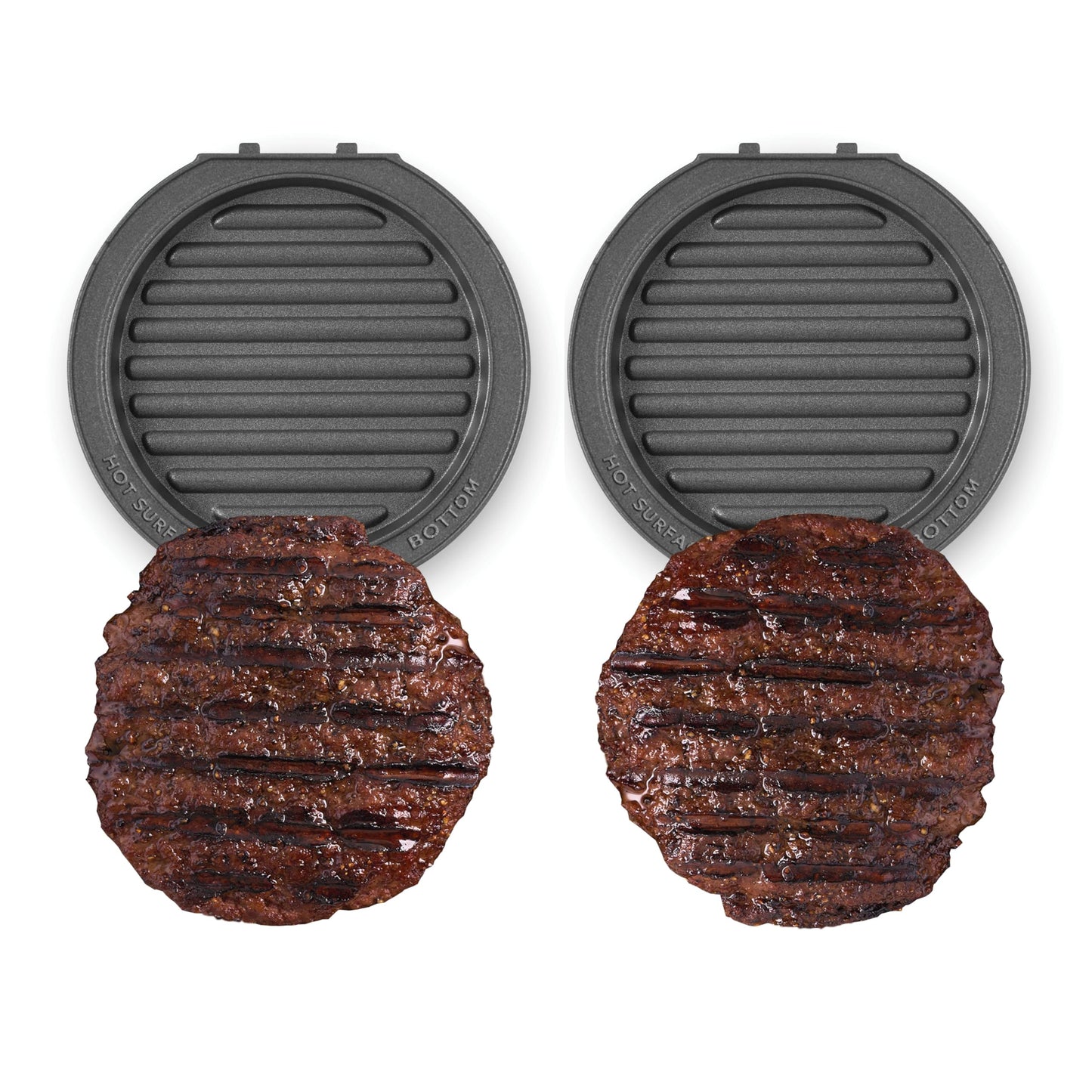 DASH Multimaker Mini System Two 4” Nonstick Removable Waffle Plates (Gingerbread & Snowflake) - 2Pc Plate Pack for Waffle Iron & Griddle, Compatible with Dash MultiMaker Mini System, Nonstick Surface