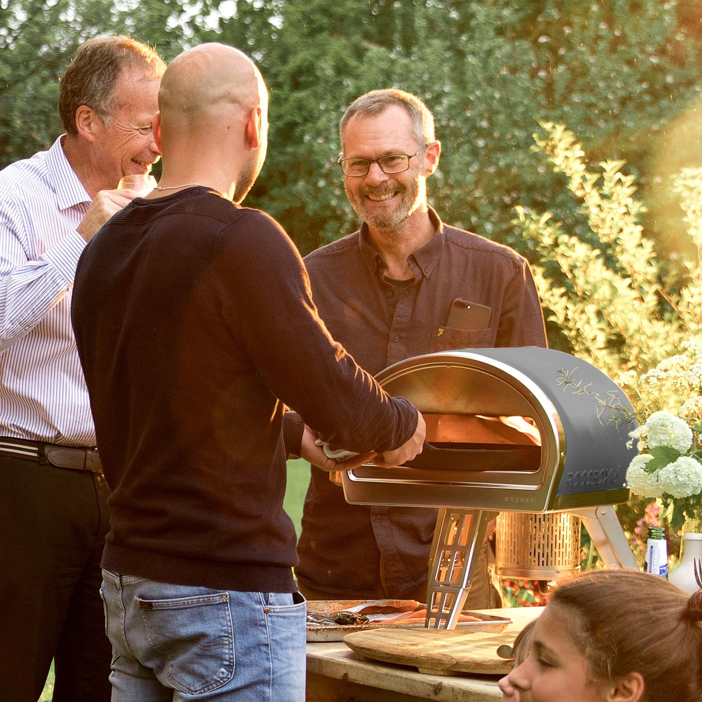 Gozney Roccbox Outdoor Pizza Oven, Green, Portable, Gas & Wood Fired, Restaurant-Grade