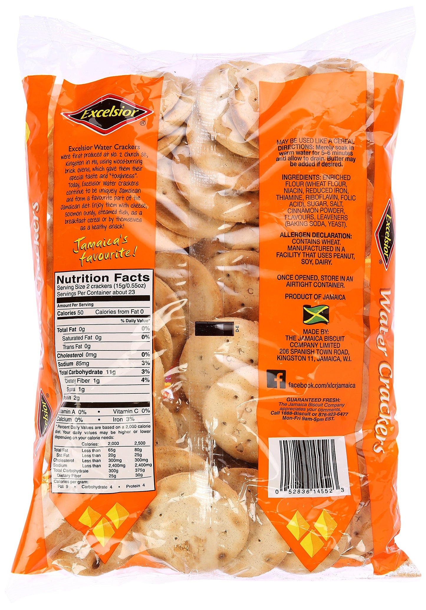Excelsior Water Crackers, 10.58 Ounce (Pack of 1)(Packaging May Vary)