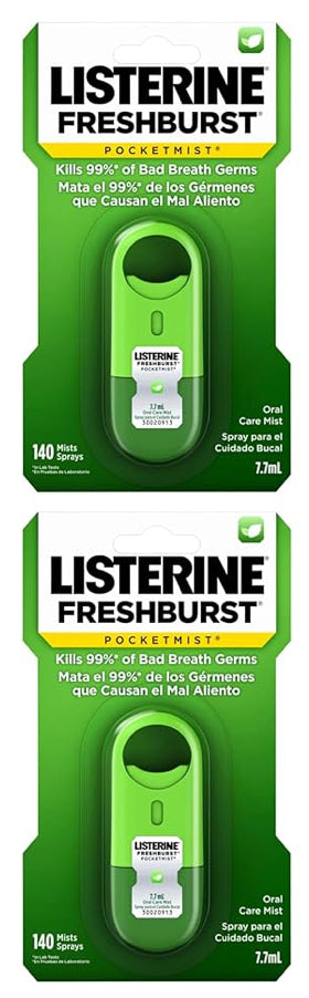 Listerine Pocketmist 2-Pack – Freshburst On-the-Go