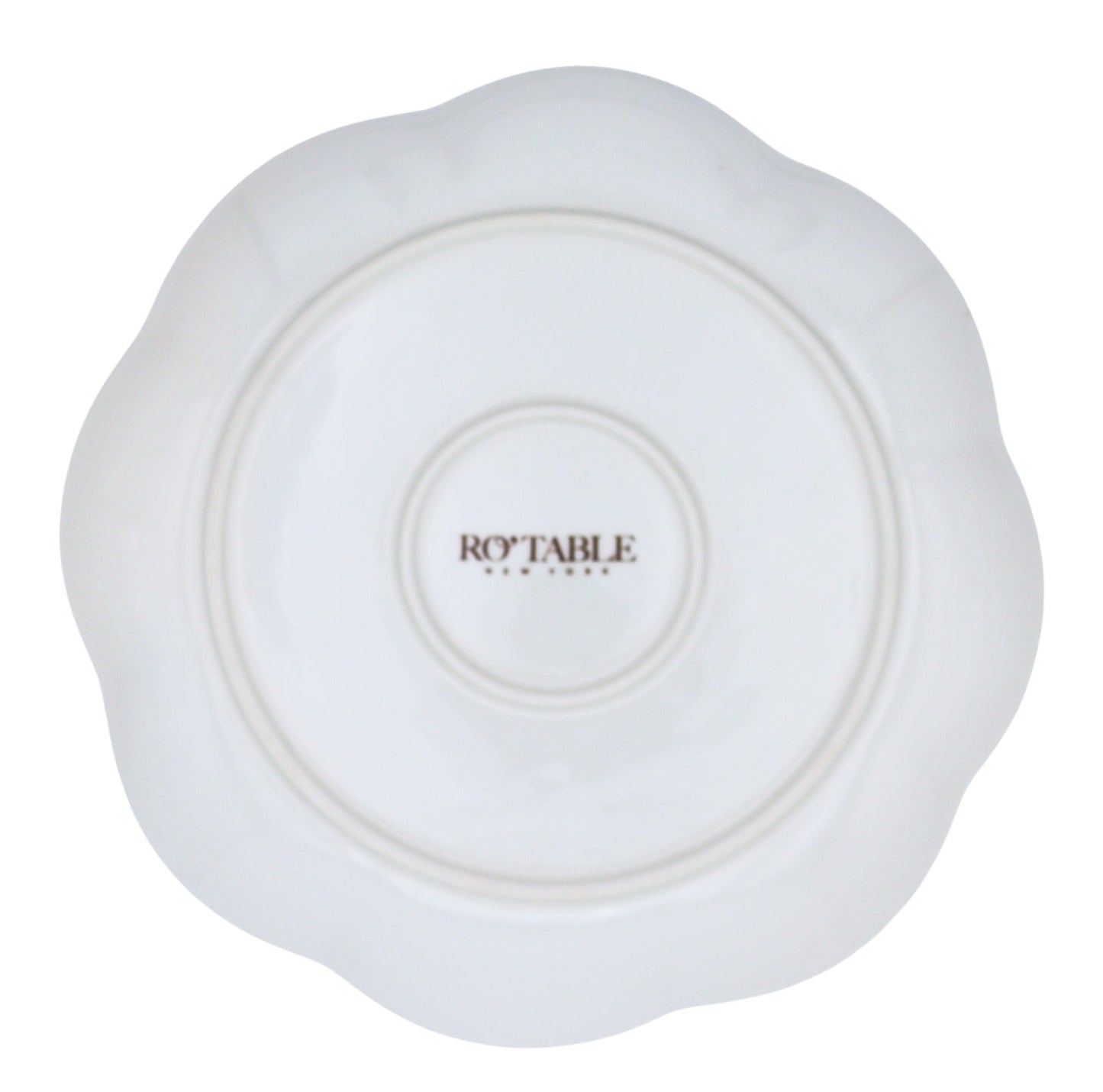 Fabled Flora Scalloped Dinner Plate - Case of 12 Plates